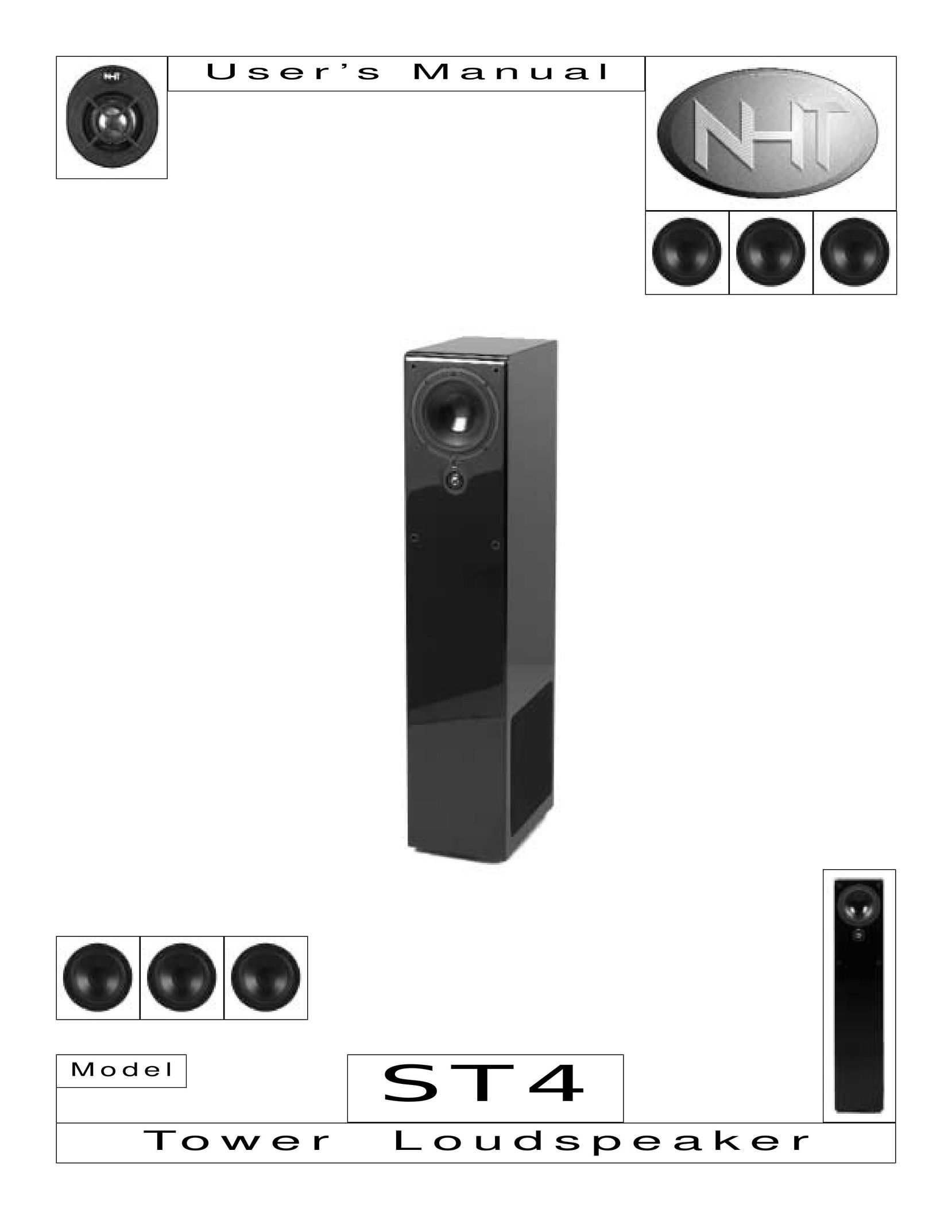NHT 4 Speaker User Manual