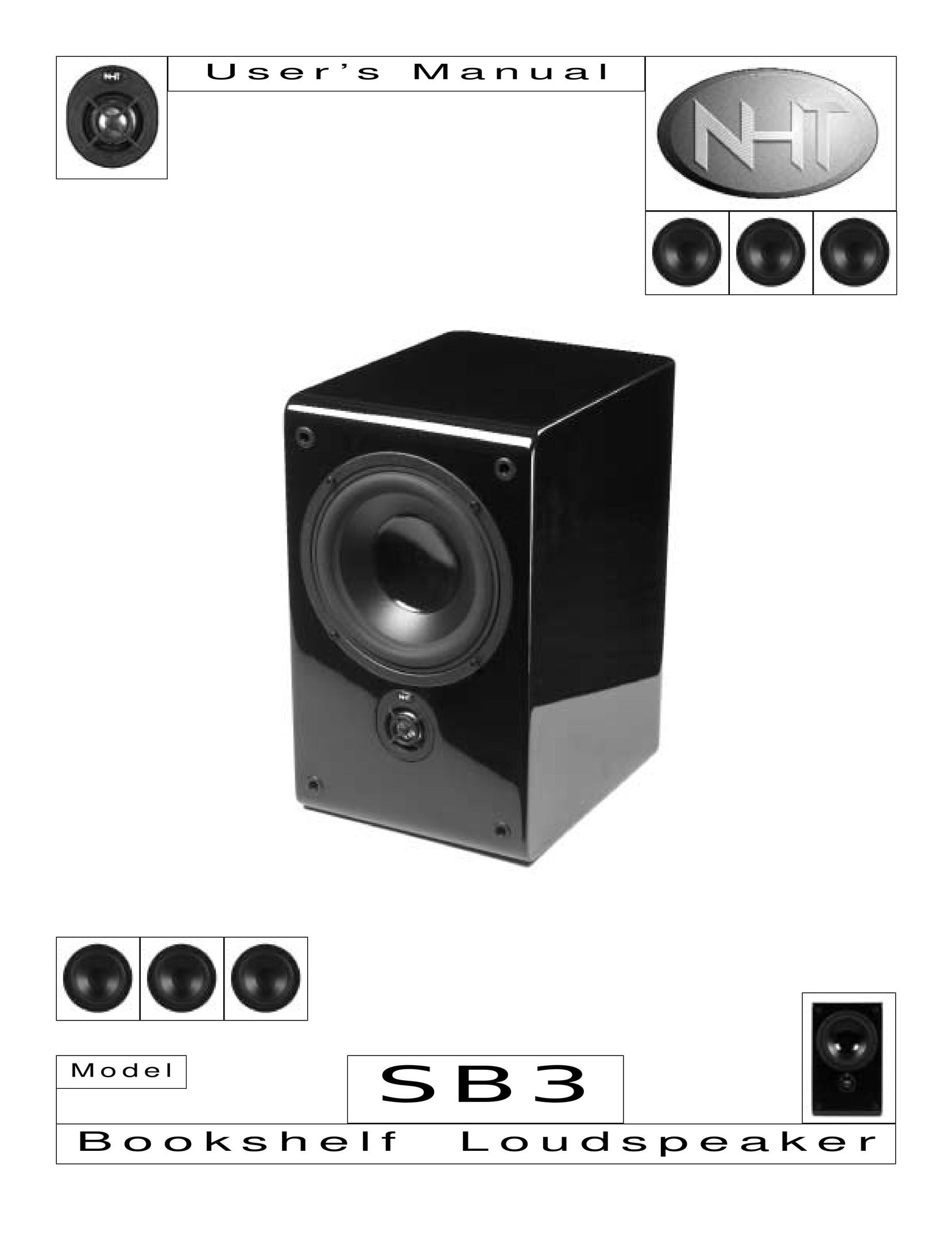 NHT SB3 Speaker User Manual
