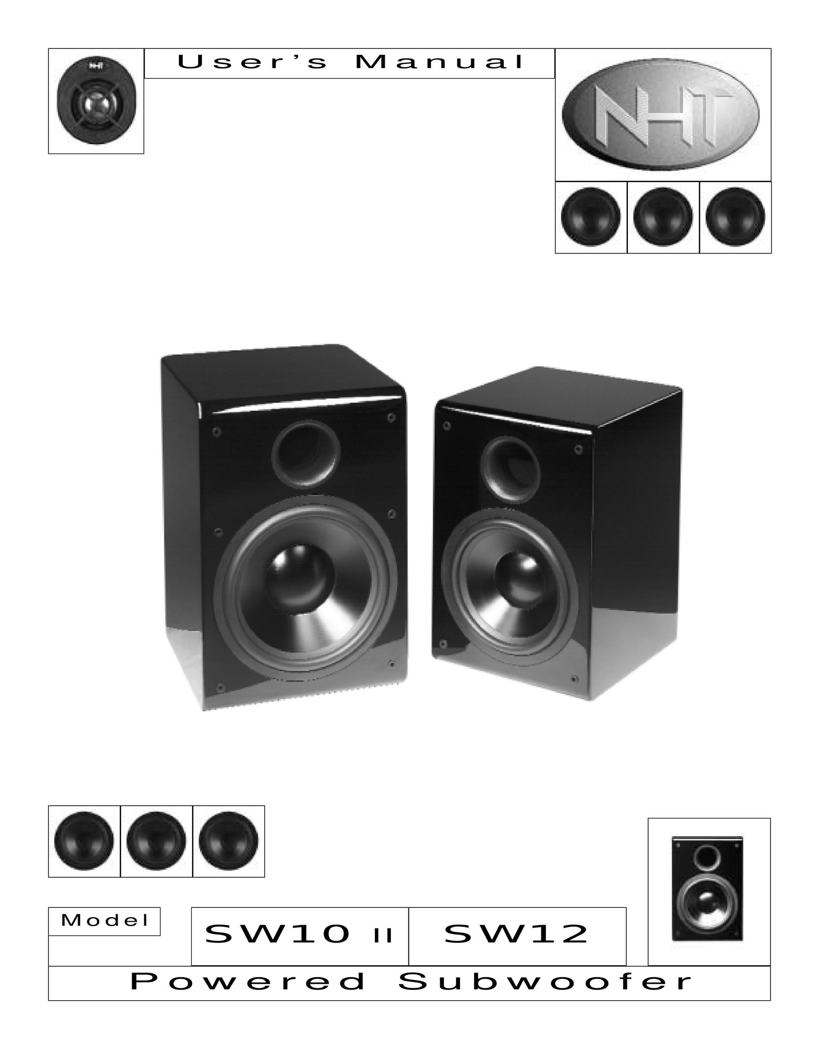 NHT SW12 Speaker User Manual