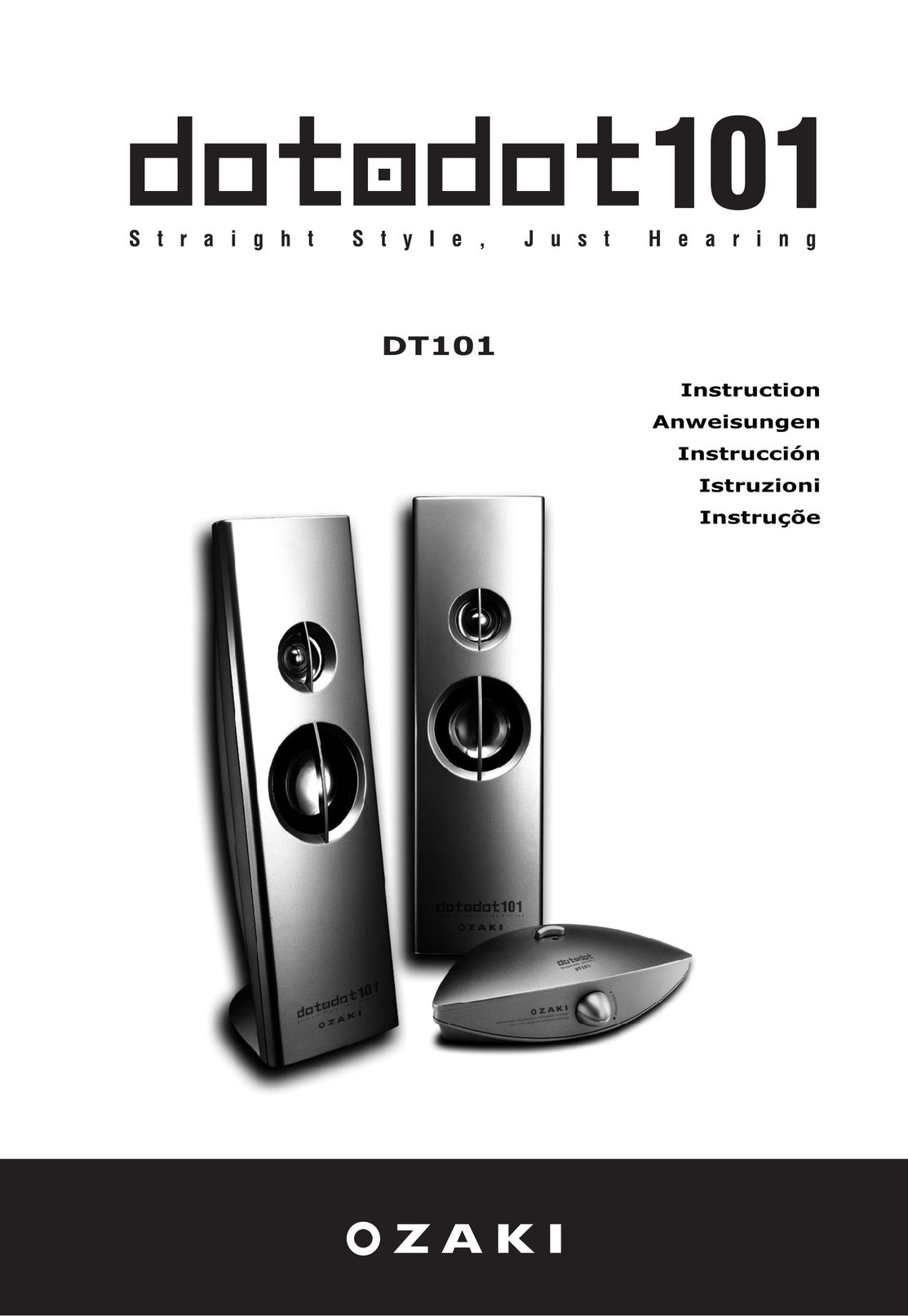 Ozaki Worldwide DT1012 Speaker User Manual