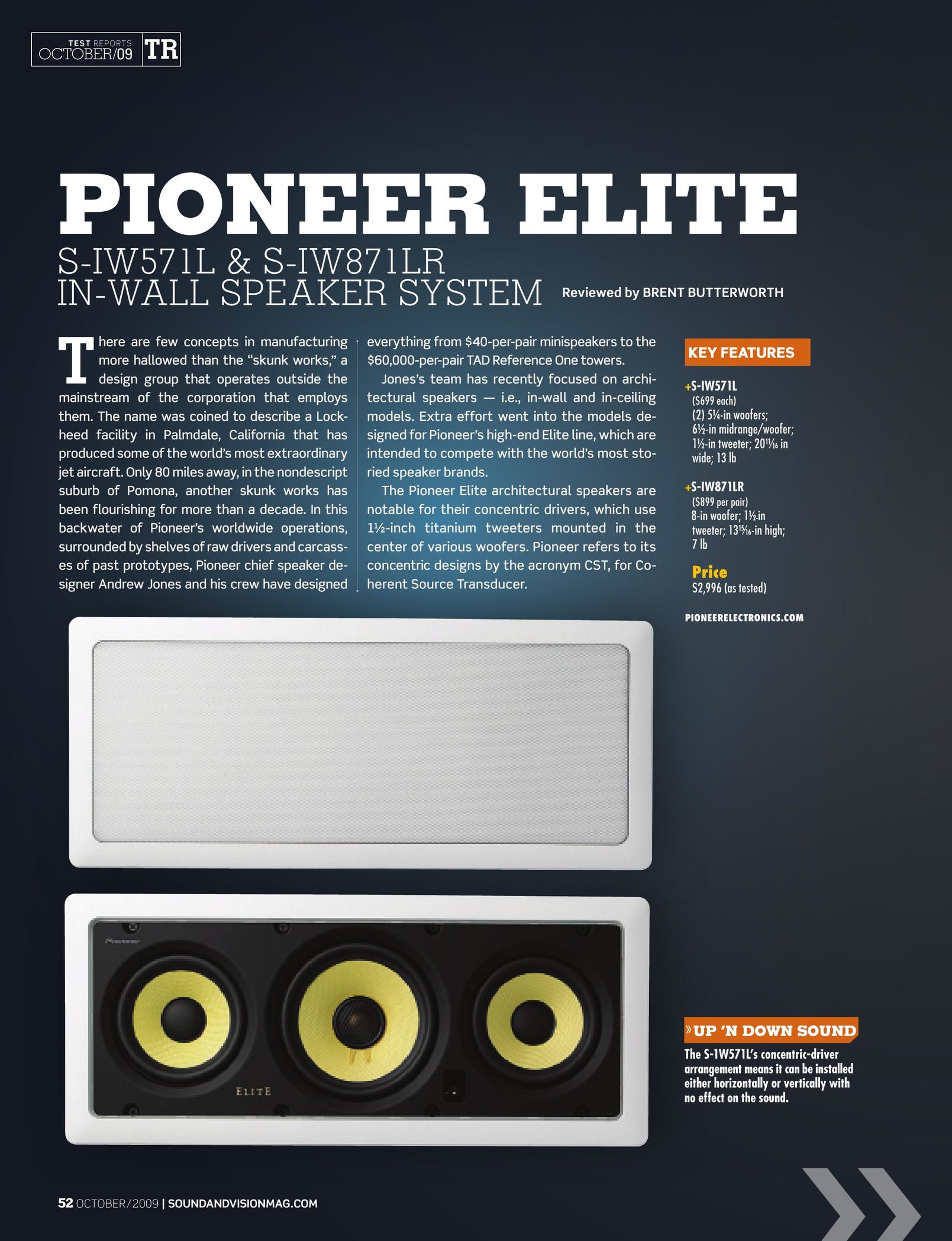 Pioneer S-IW571L Speaker User Manual