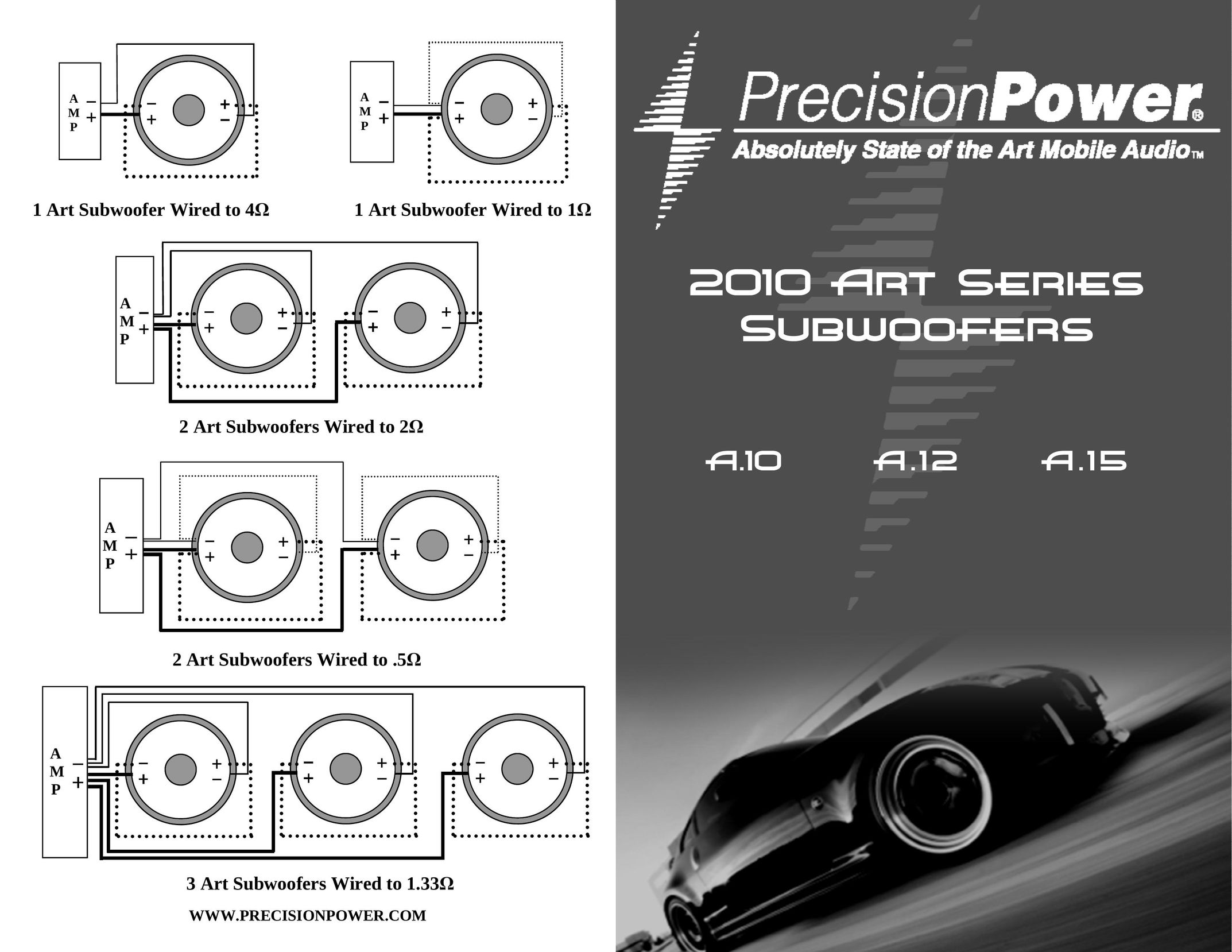 Precision Power A.12 Speaker User Manual