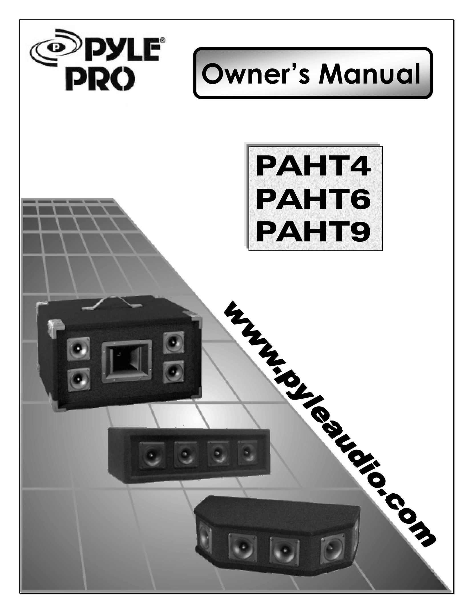 PYLE Audio PAHT4 Speaker User Manual