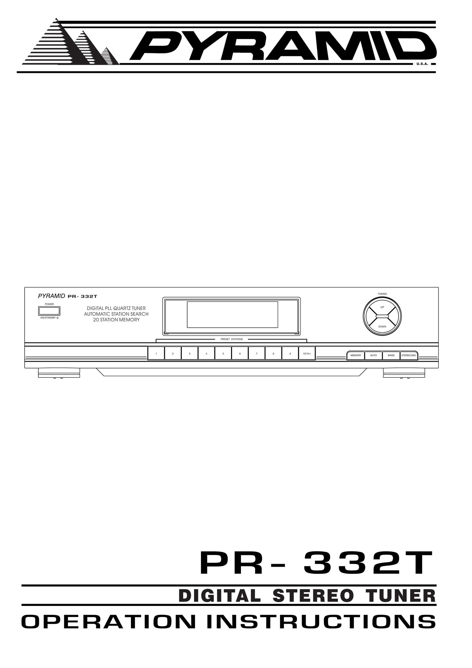 Pyramid Technologies PR-332T Speaker User Manual