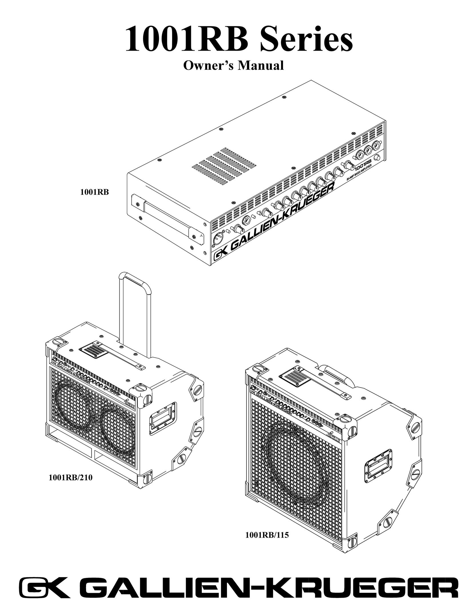 RBH Sound 1001RB/210 Speaker User Manual
