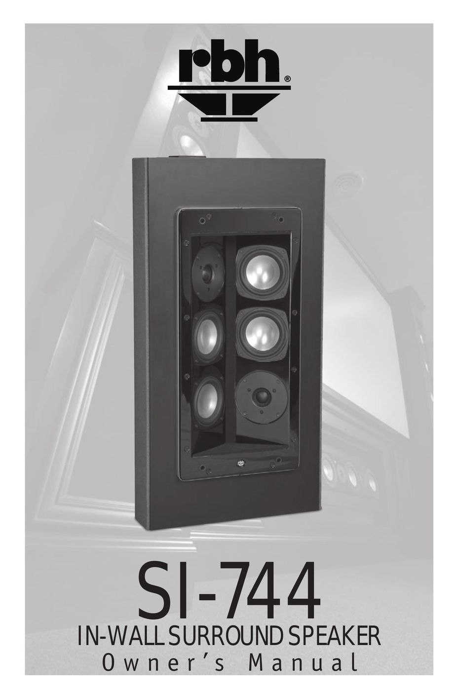 RBH Sound SI-744 Speaker User Manual