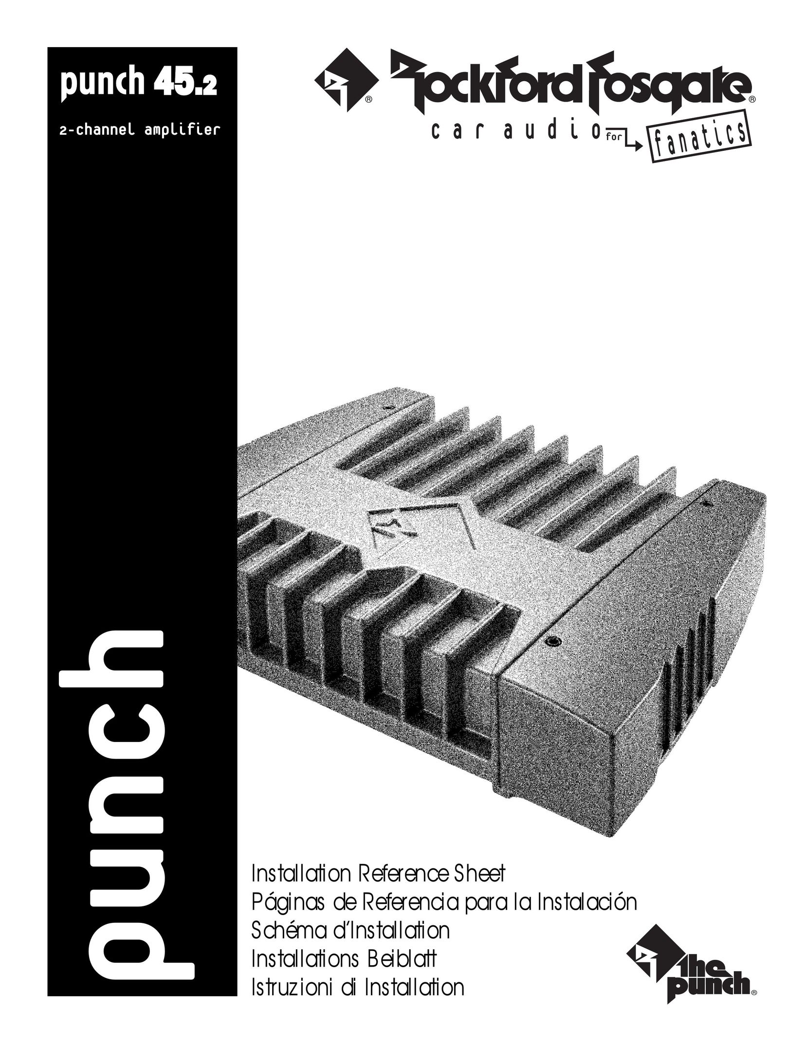 Rockford Fosgate 45.2 Speaker User Manual