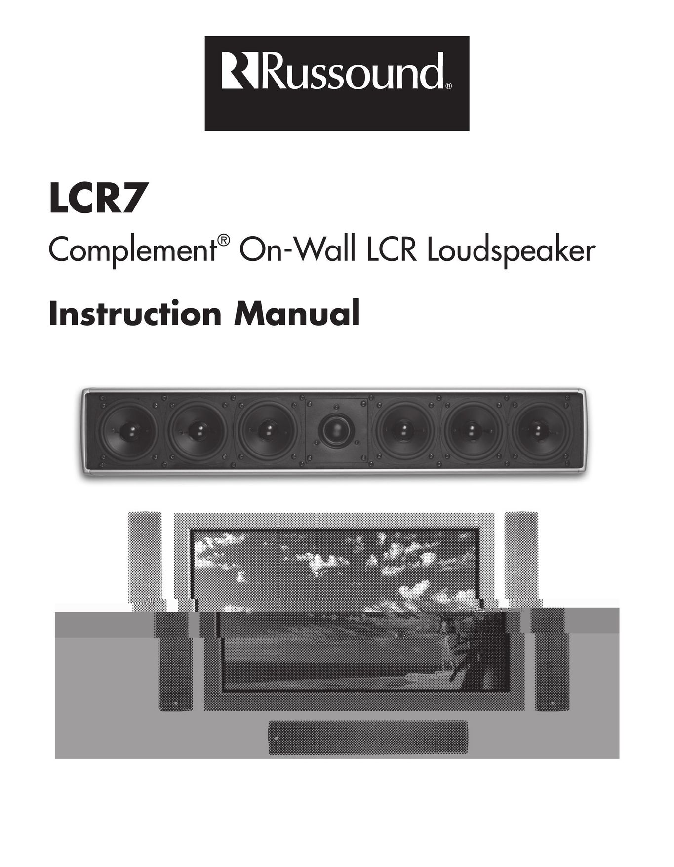 Russound LCR7 Speaker User Manual