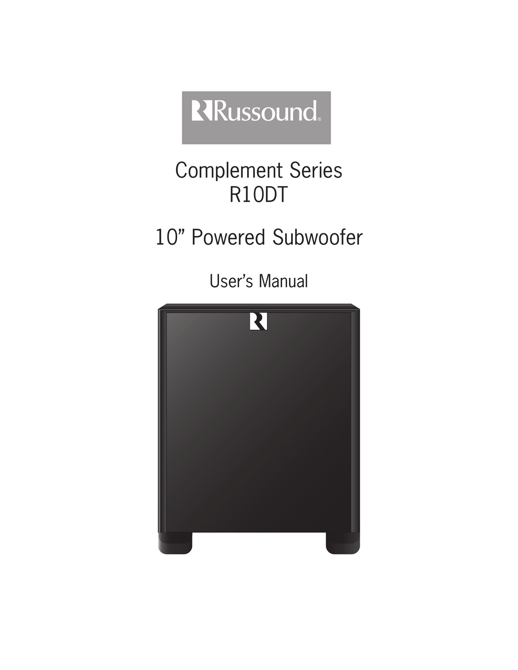 Russound R10DT Speaker User Manual