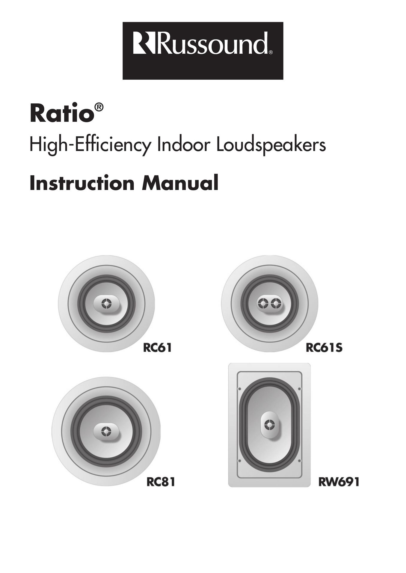 Russound RC61 Speaker User Manual