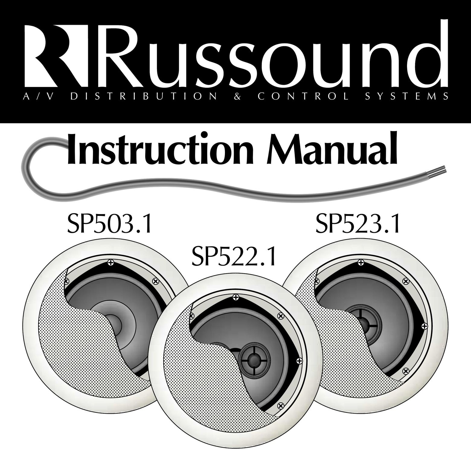 Russound SP522.1 Speaker User Manual