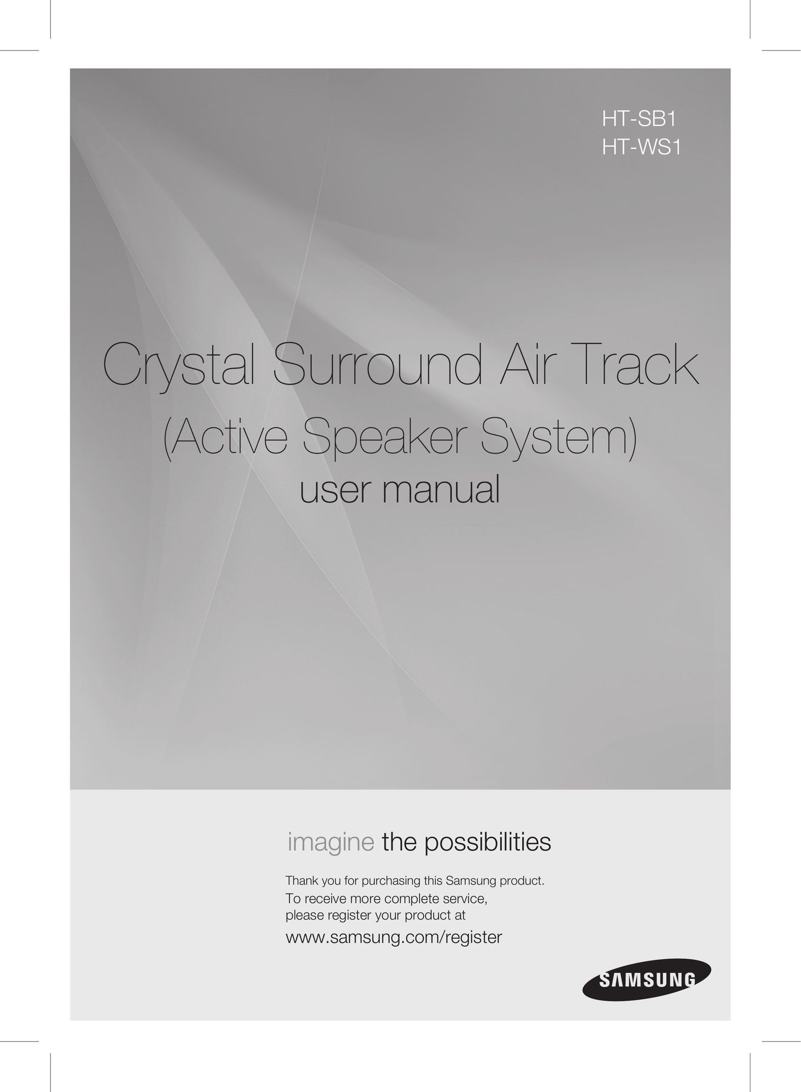Samsung HT-WS1R Speaker User Manual
