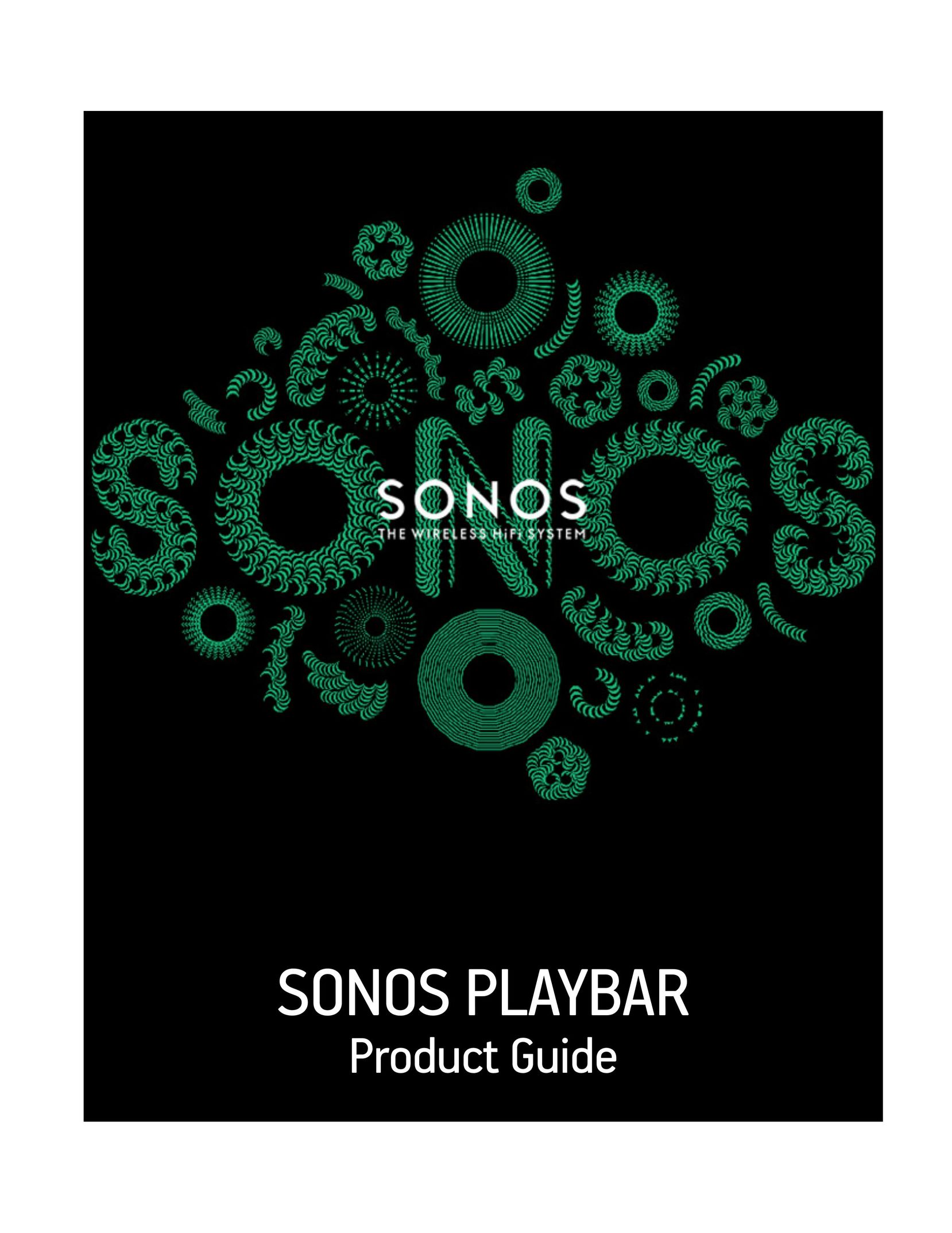Sonos PLAYBAR Speaker User Manual