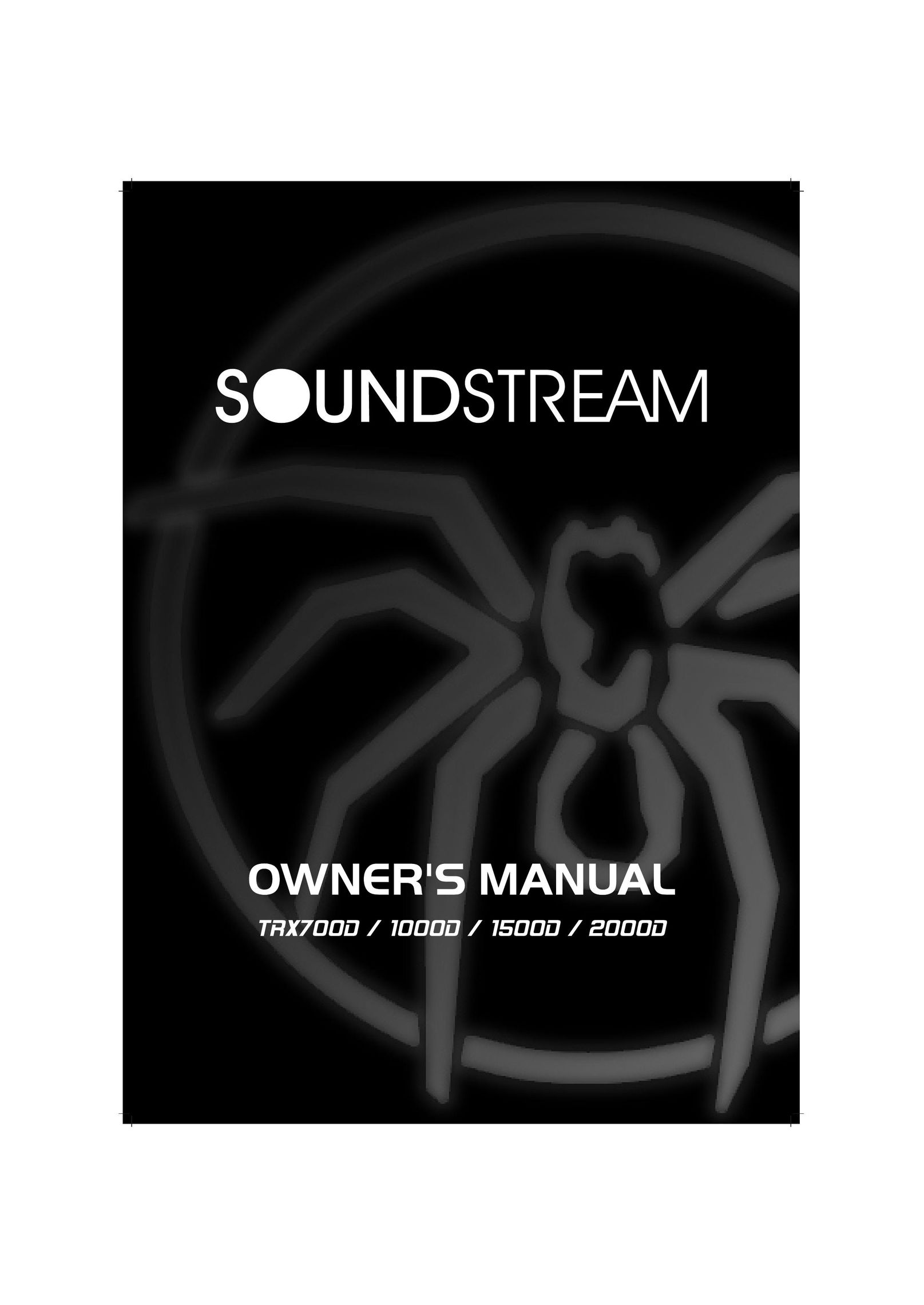 Soundstream Technologies TRX20000 Speaker User Manual