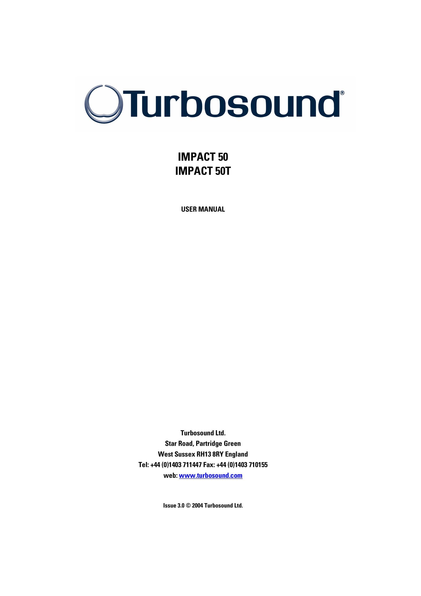 Turbosound 50 Speaker User Manual