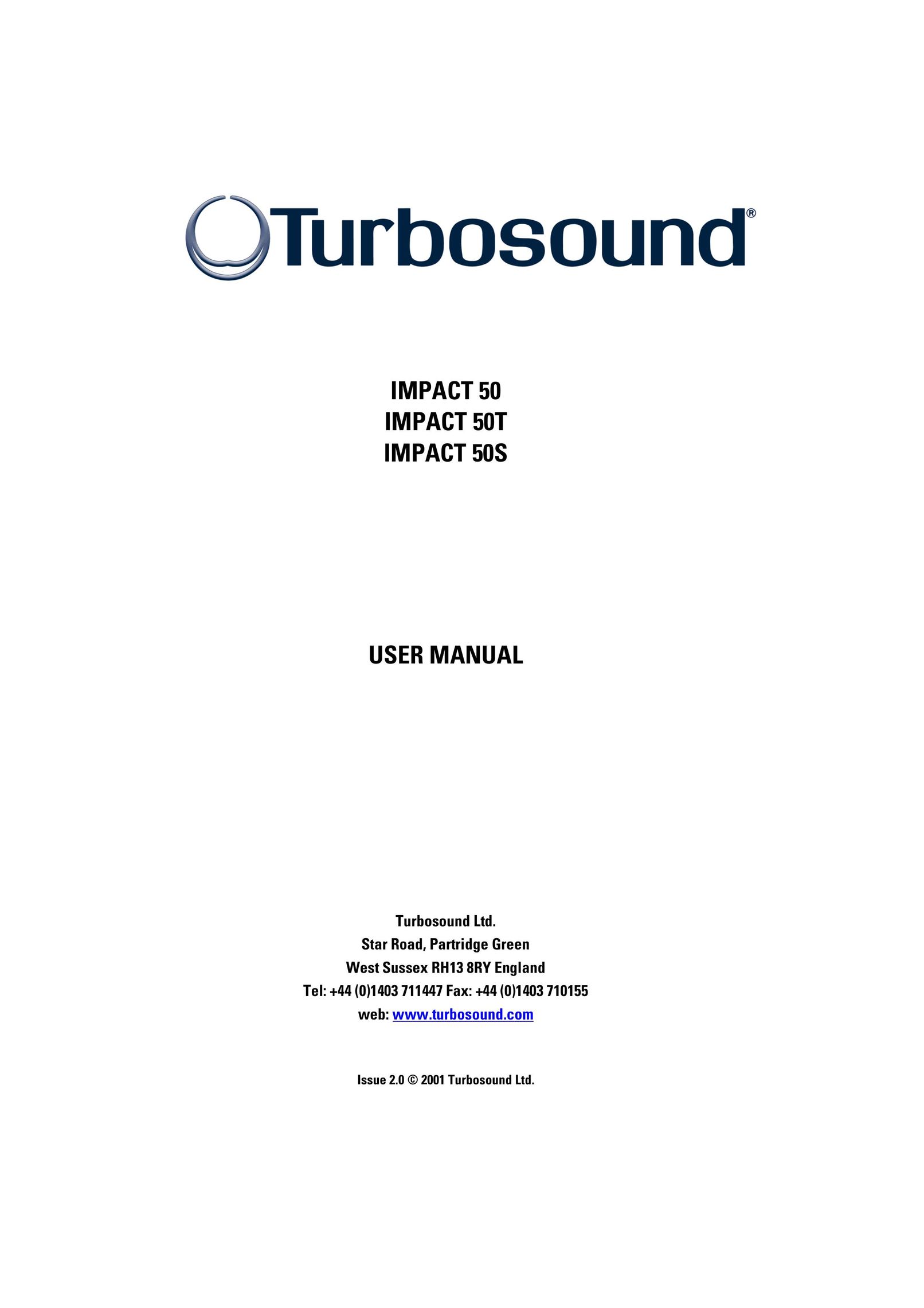 Turbosound Impact 50 Speaker User Manual