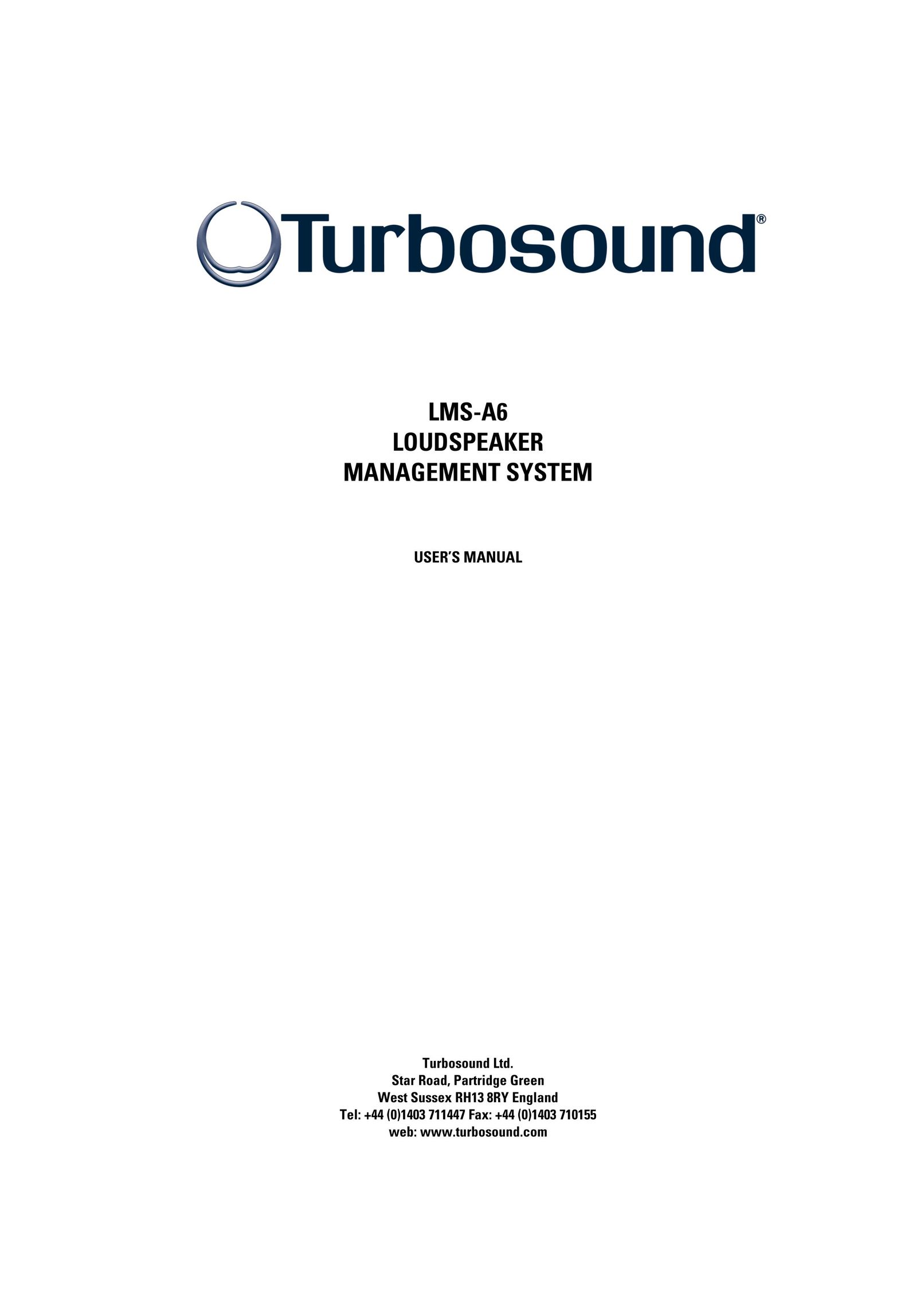 Turbosound LMS-A6 Speaker User Manual