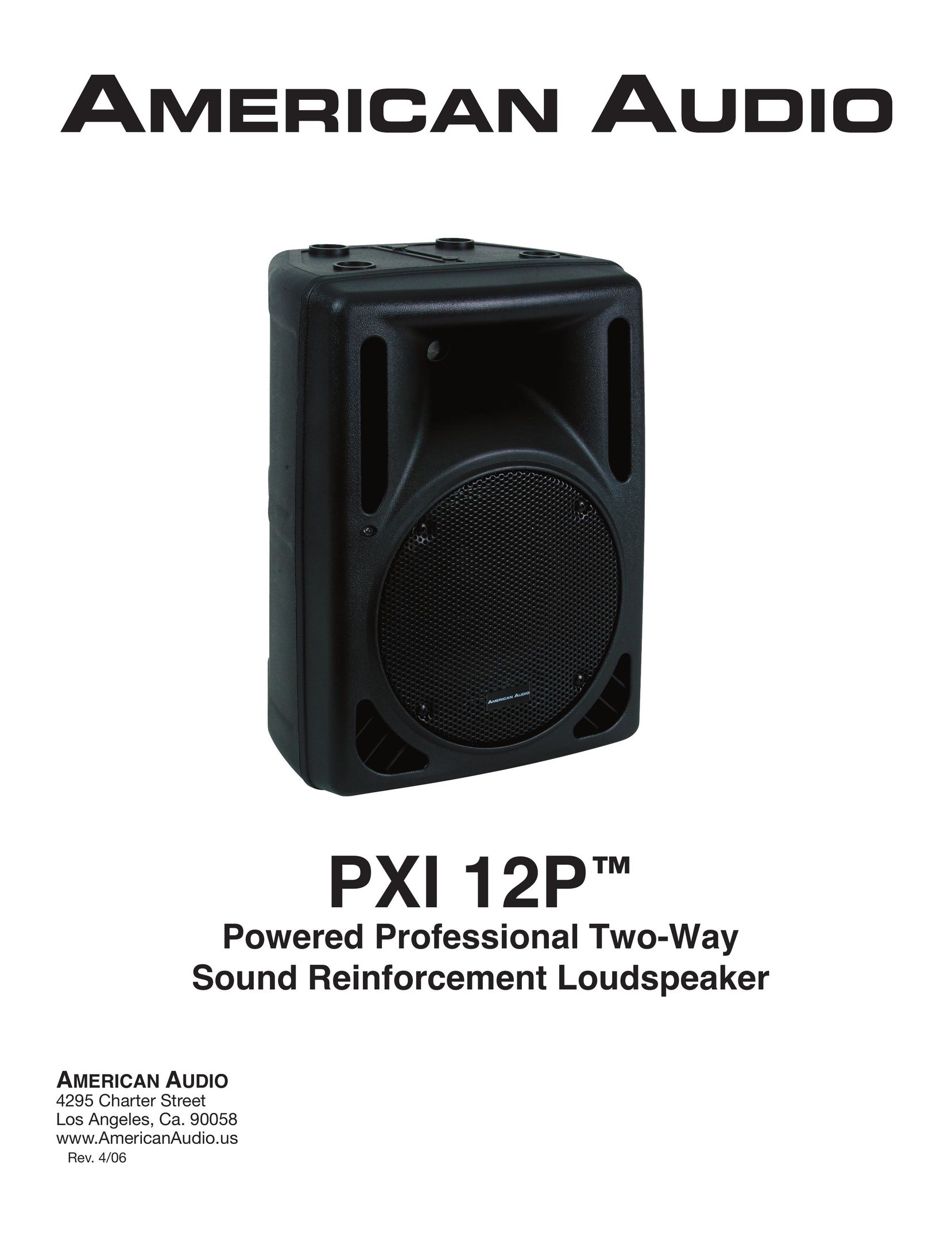 American Audio PXI 12P Speaker System User Manual