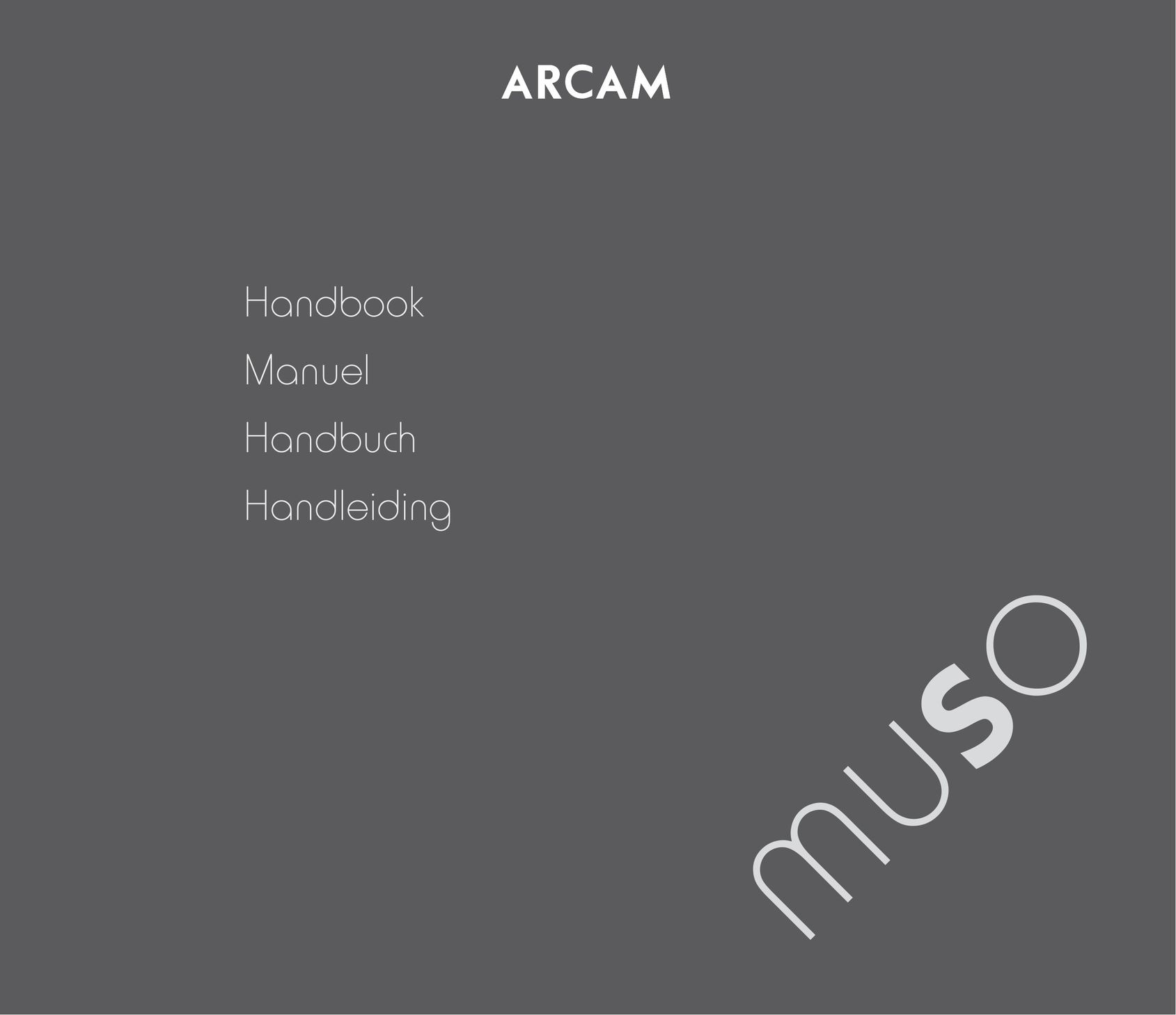 Arcam Muso Speaker System User Manual
