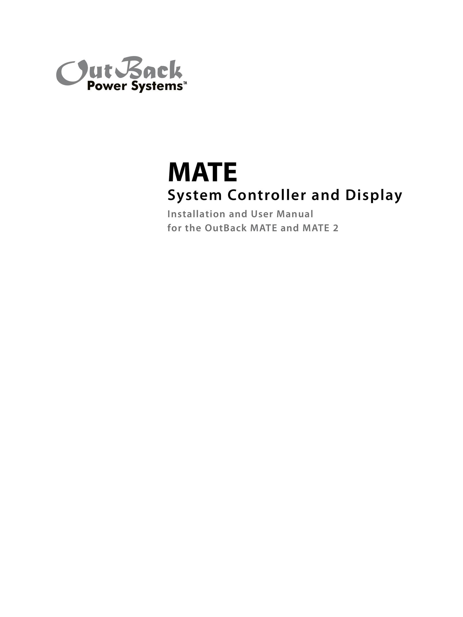 Continental Home MATE Speaker System User Manual