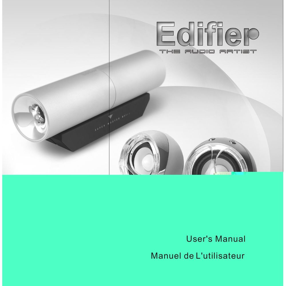 Edifier Enterprises Canada MP300 Speaker System User Manual