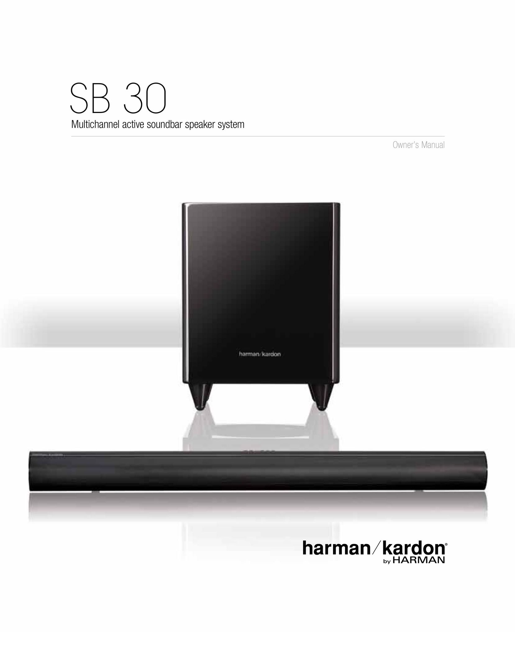 Harman-Kardon HKSB30BLK Speaker System User Manual