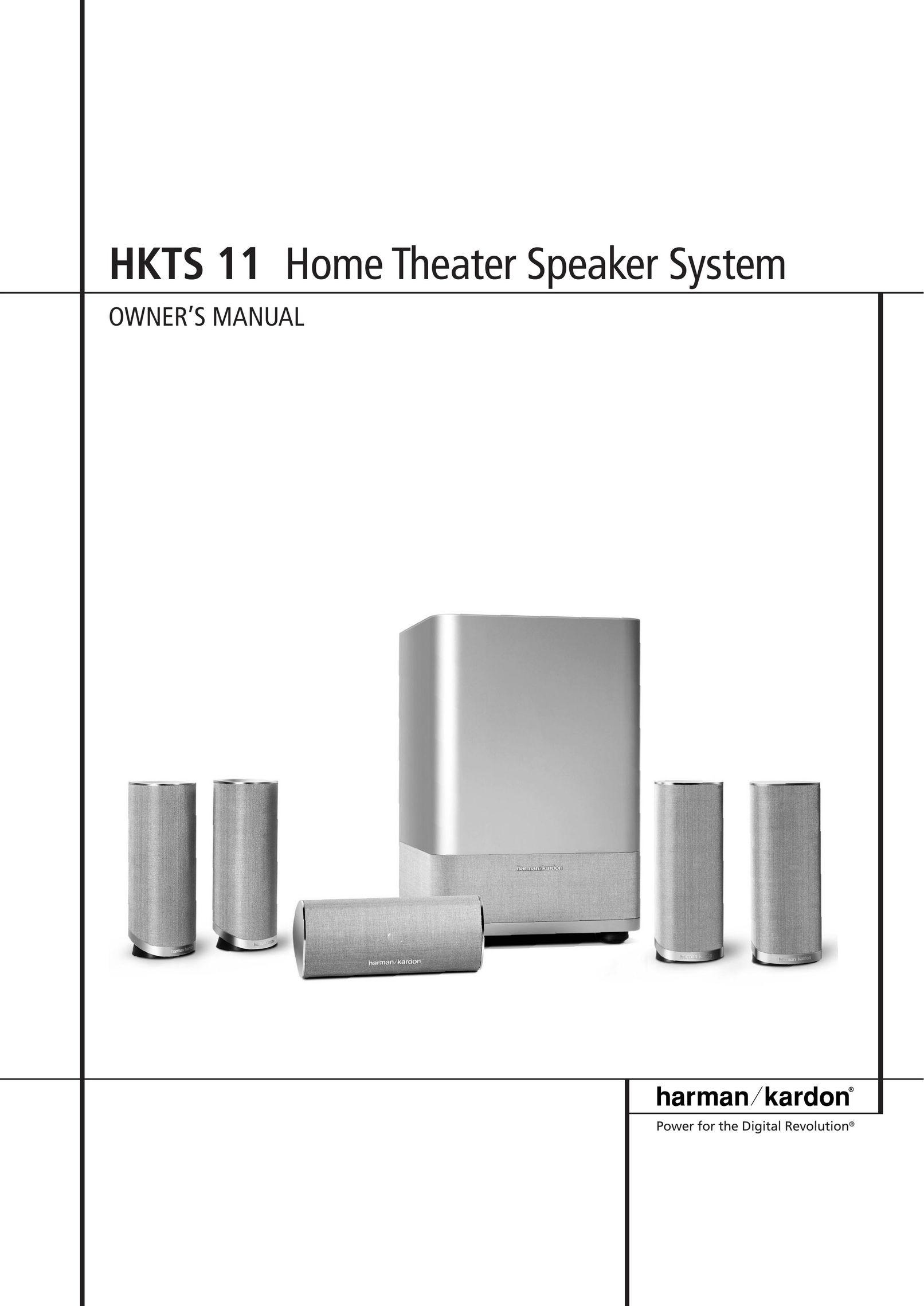 Harman-Kardon HKTS 11 Speaker System User Manual