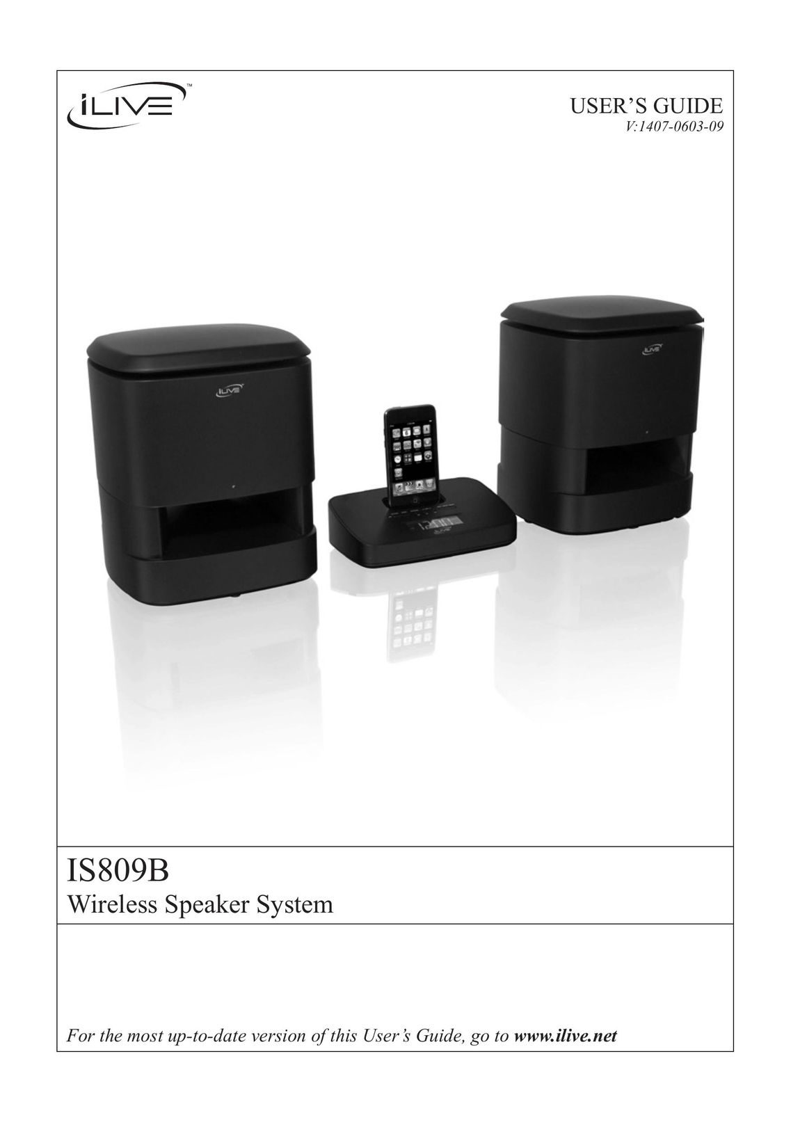 iLive 1407-0603-09 Speaker System User Manual