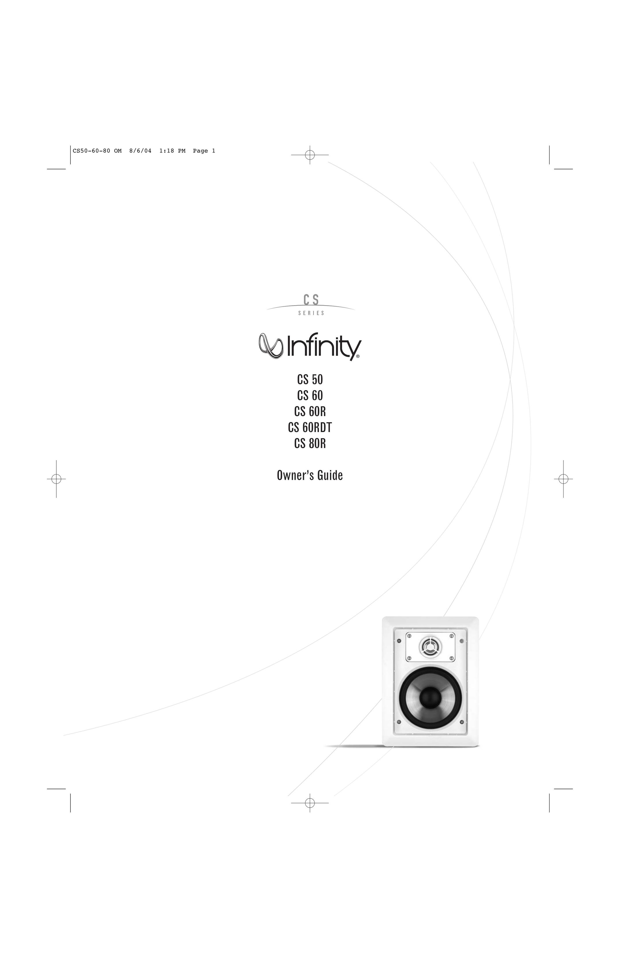 Infinity CS60RDT Speaker System User Manual