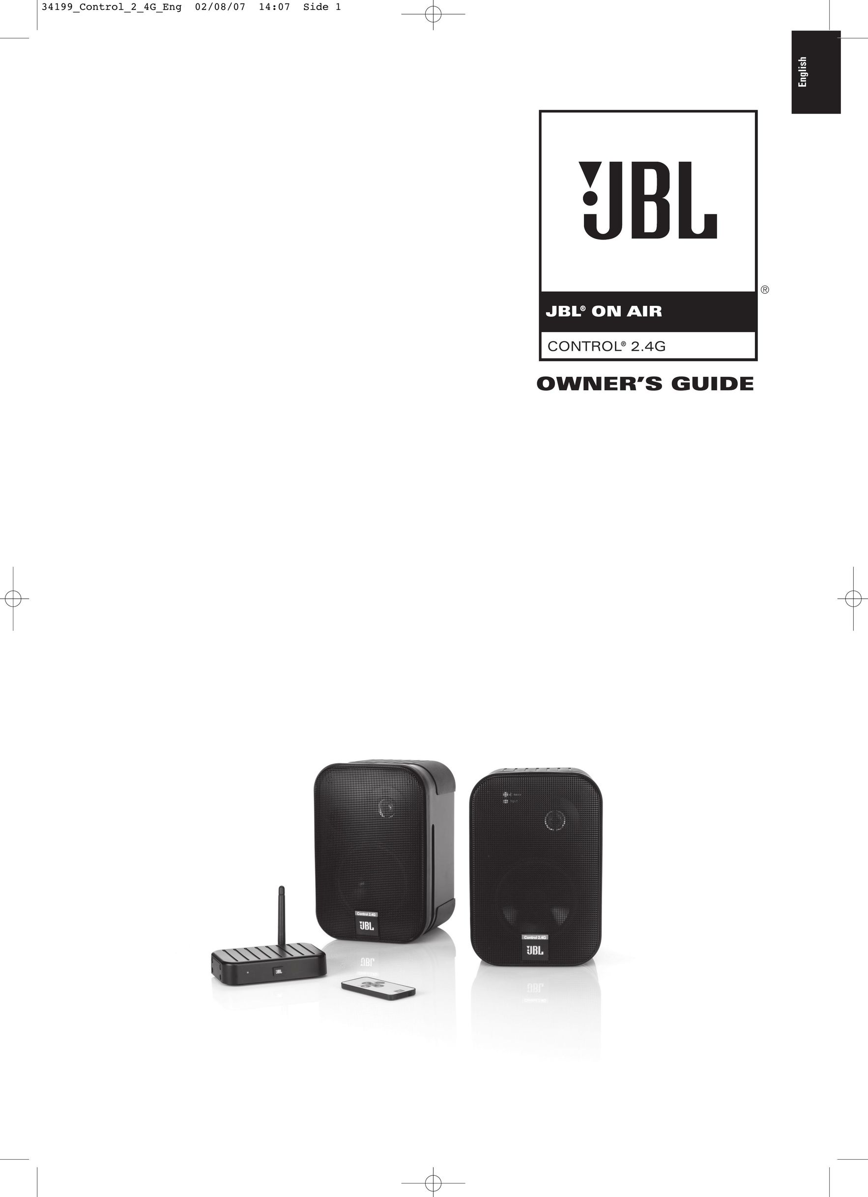 JBL CONTROL 2.4G Speaker System User Manual