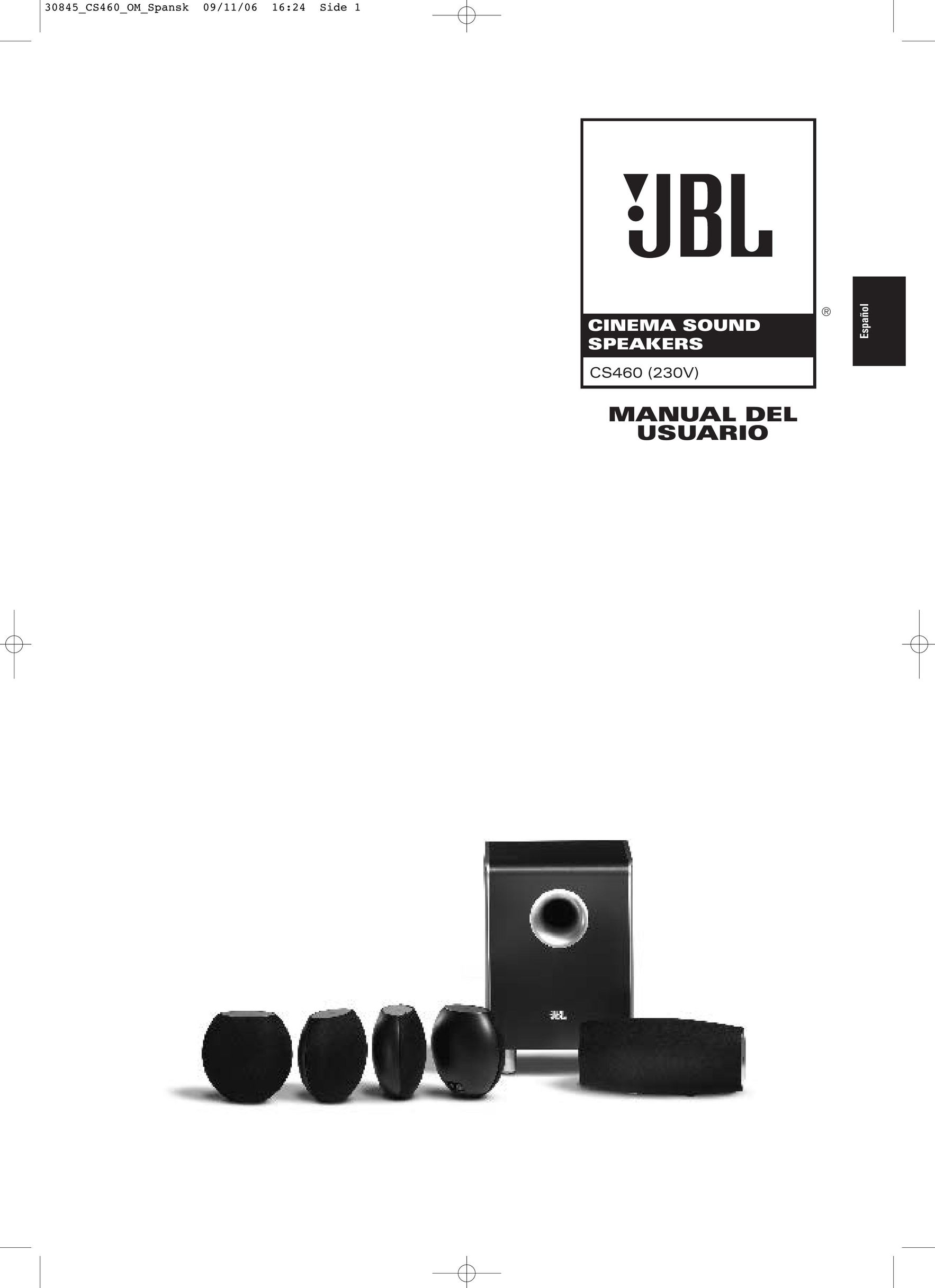 JBL CS460 (230V) Speaker System User Manual