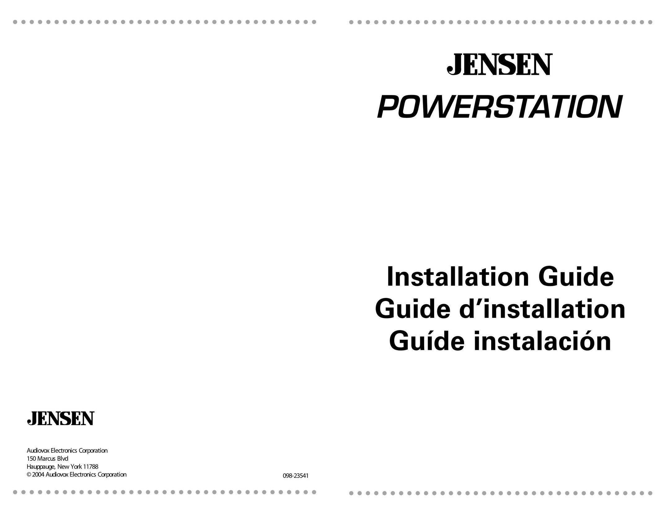 Jensen POWERSTATION Speaker System User Manual