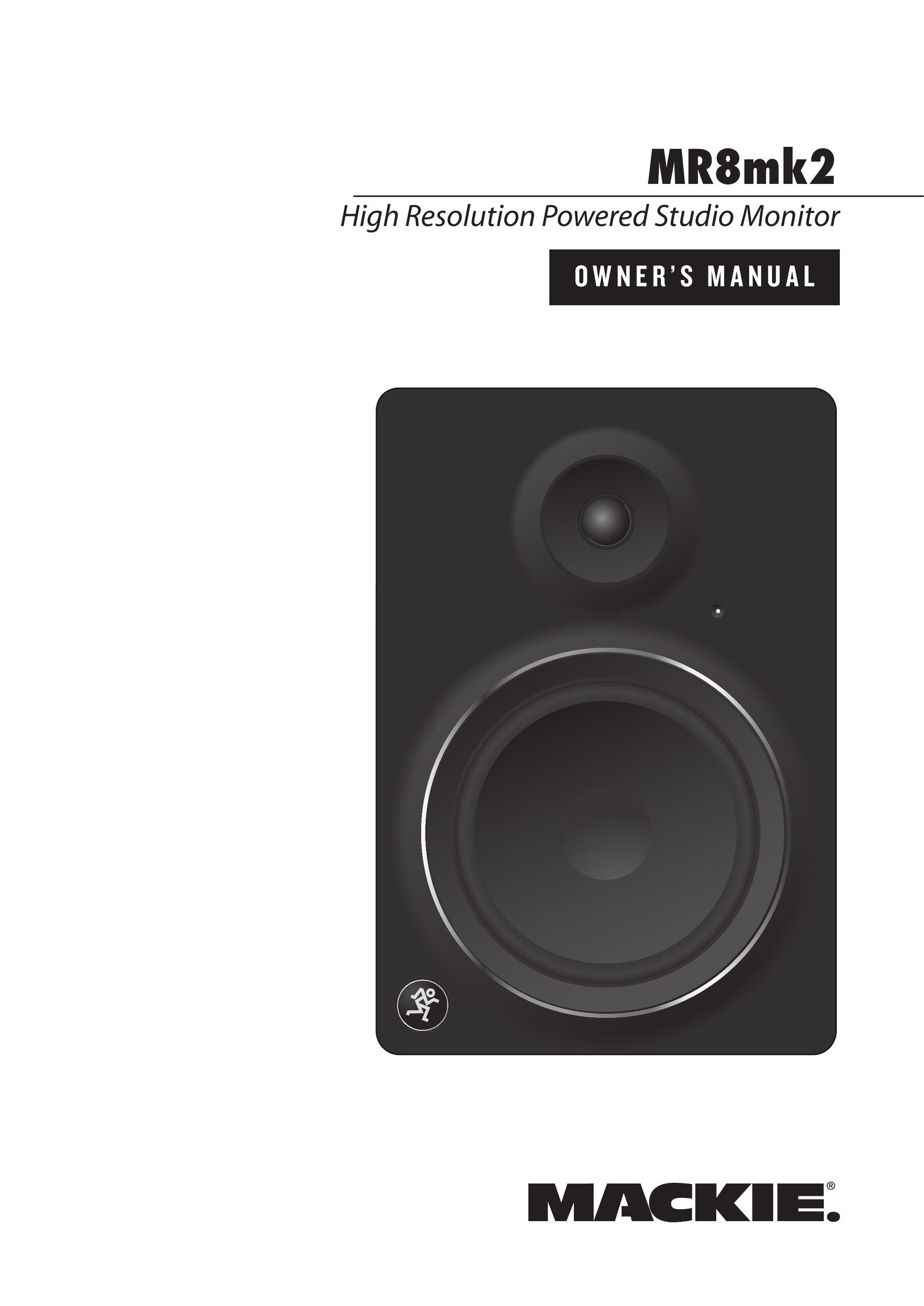 Mackie MR8MK2 Speaker System User Manual