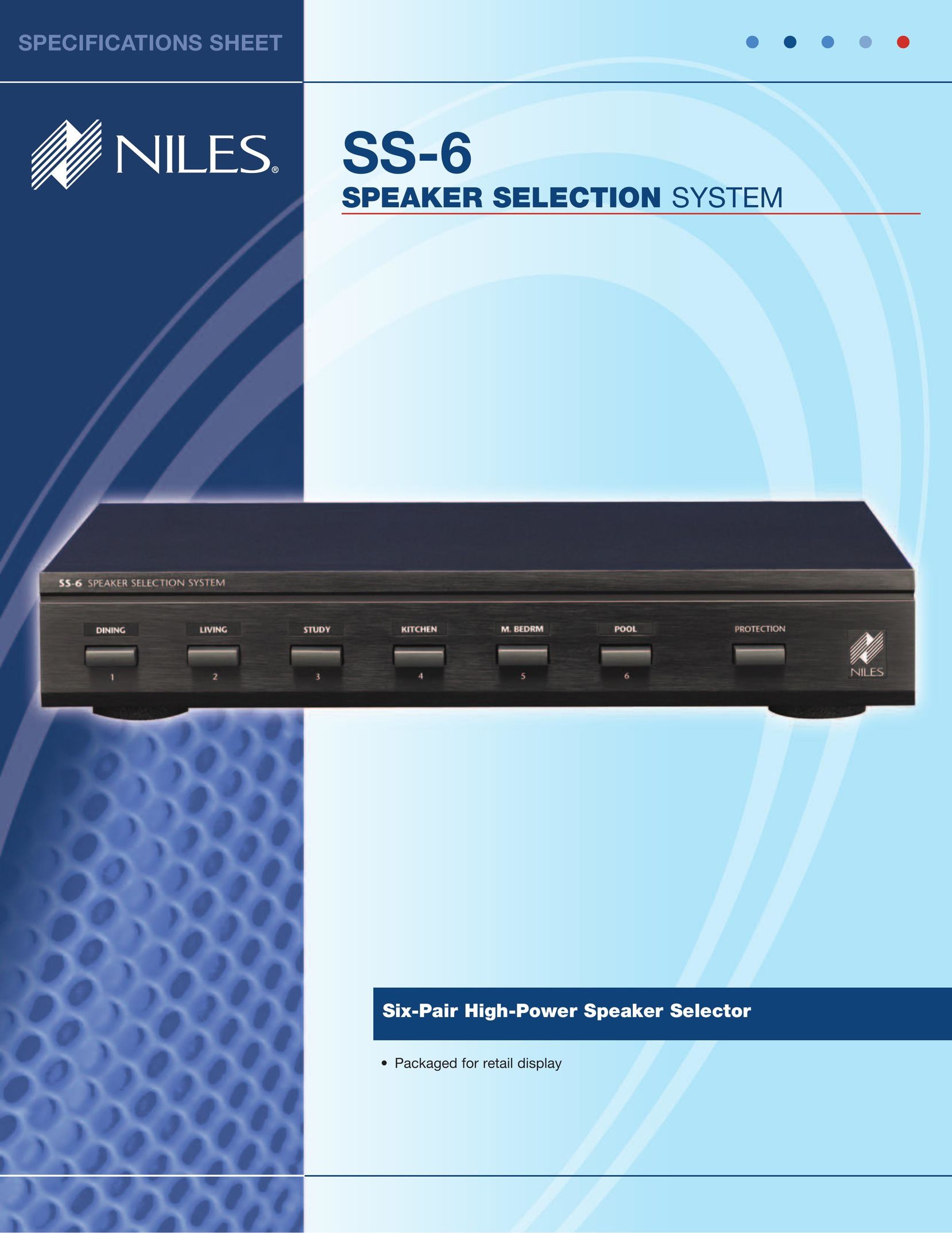 Niles Audio 643-043 Speaker System User Manual
