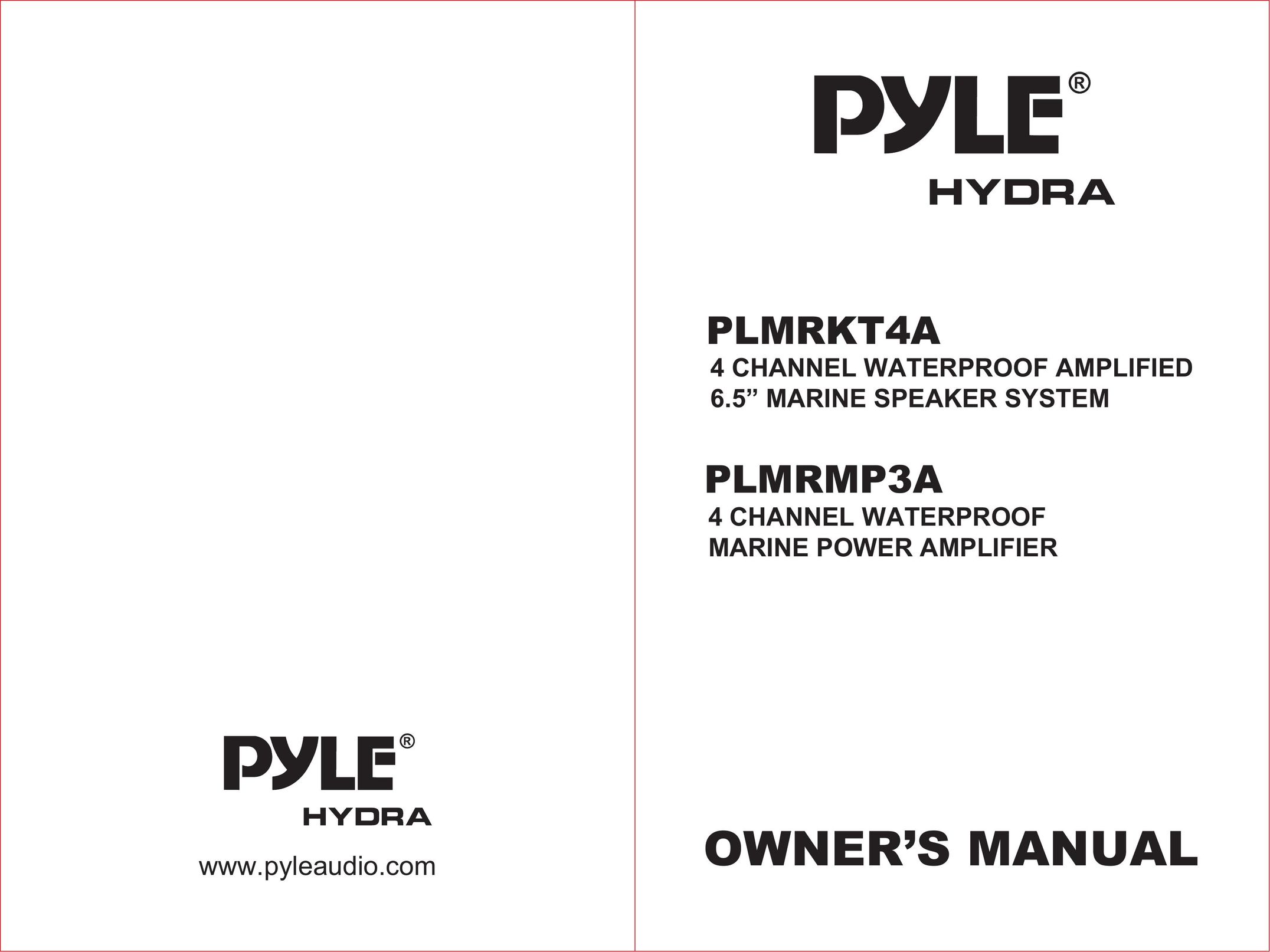 PYLE Audio PLMRKT4A Speaker System User Manual