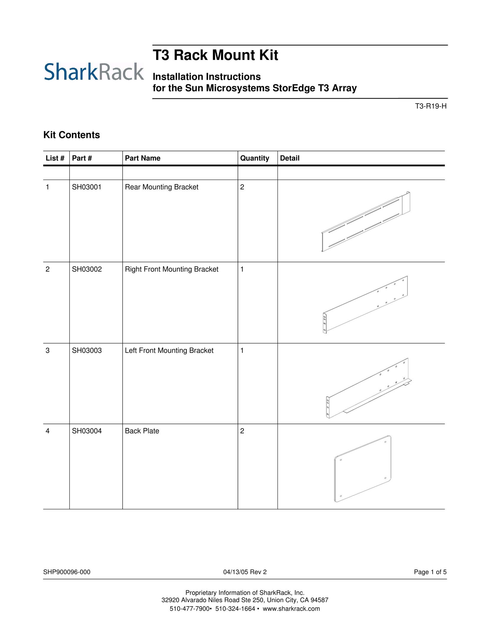 SharkRack T3-R19-H Speaker System User Manual