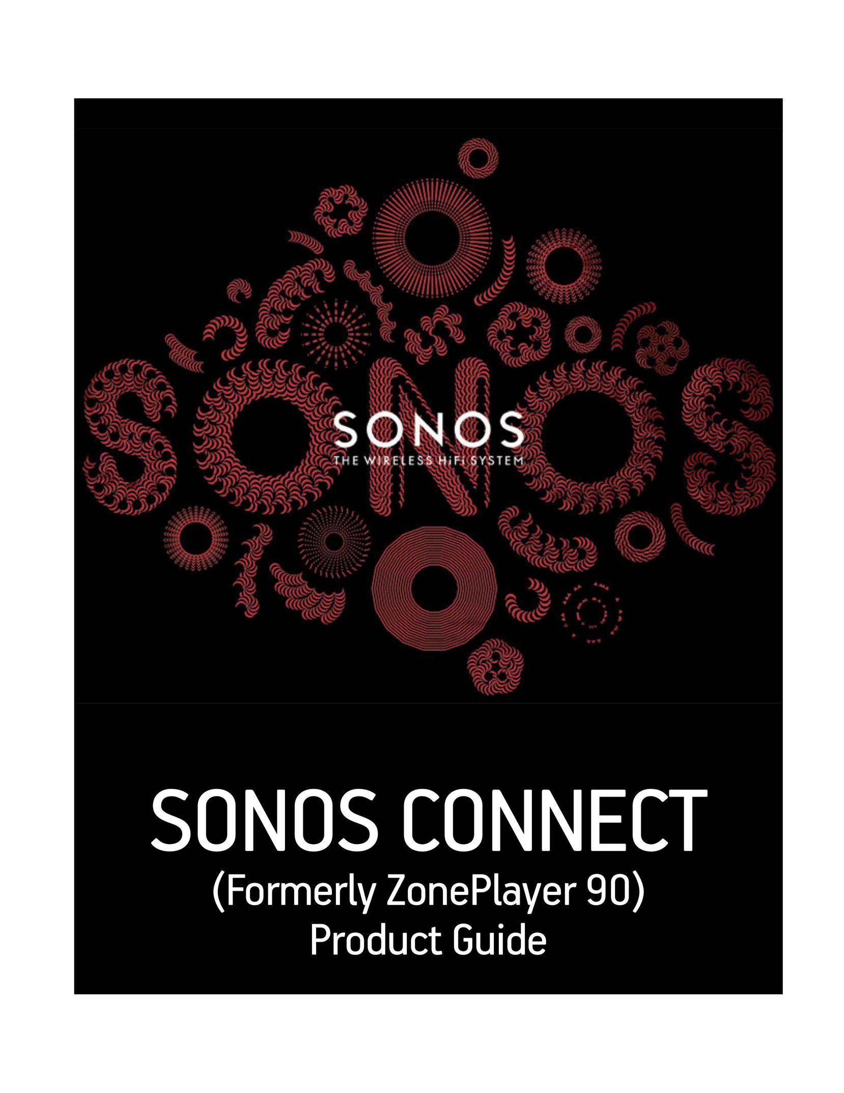 Sonos CONNECT Speaker System User Manual