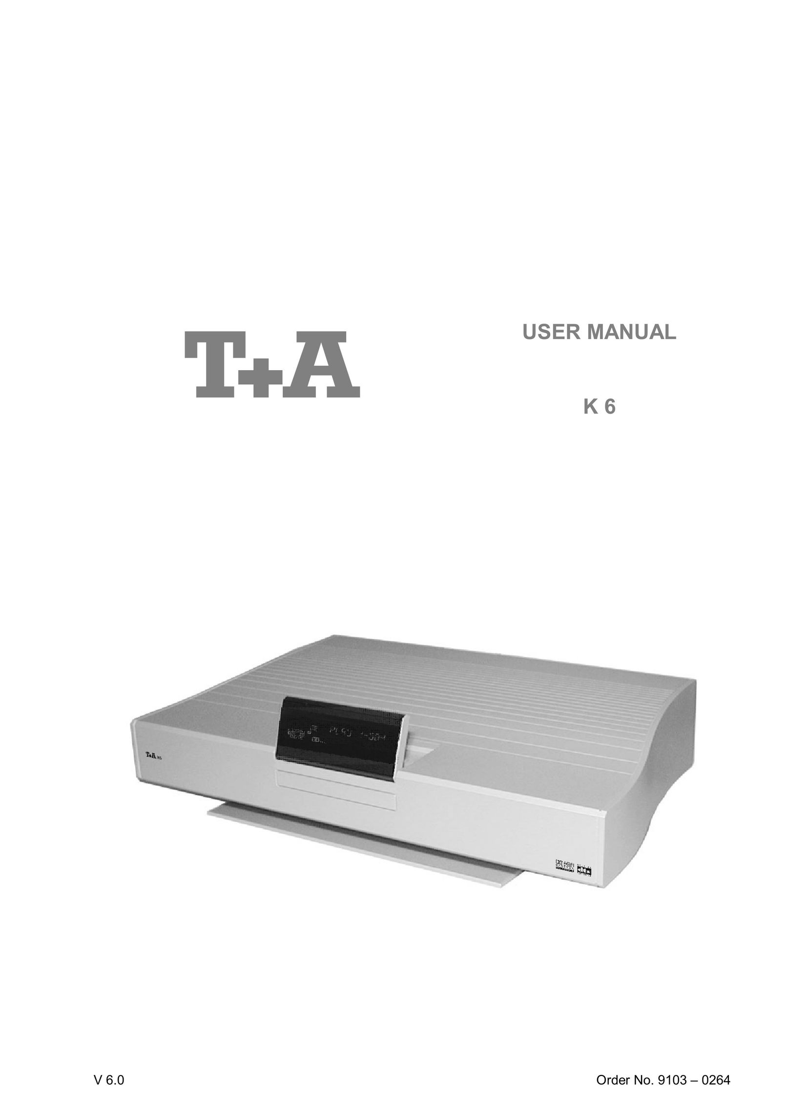 T+A Elektroakustik K 6 Speaker System User Manual