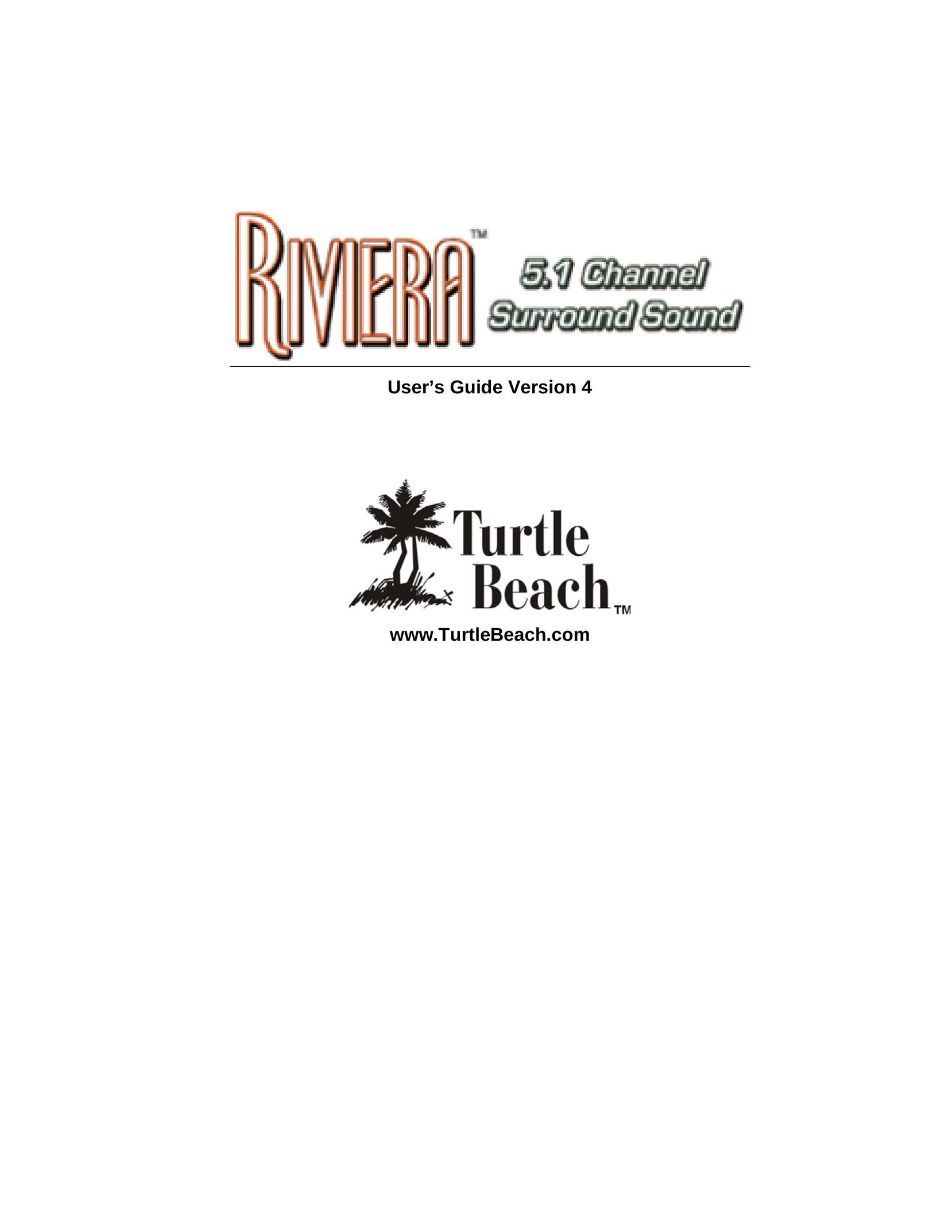 Turtle Beach Riviera Speaker System User Manual