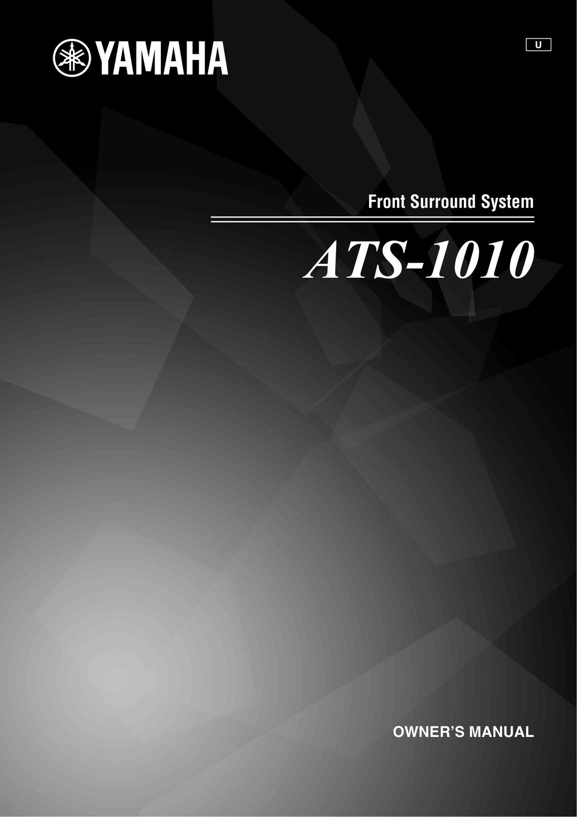 Yamaha ATS-1010BL Speaker System User Manual