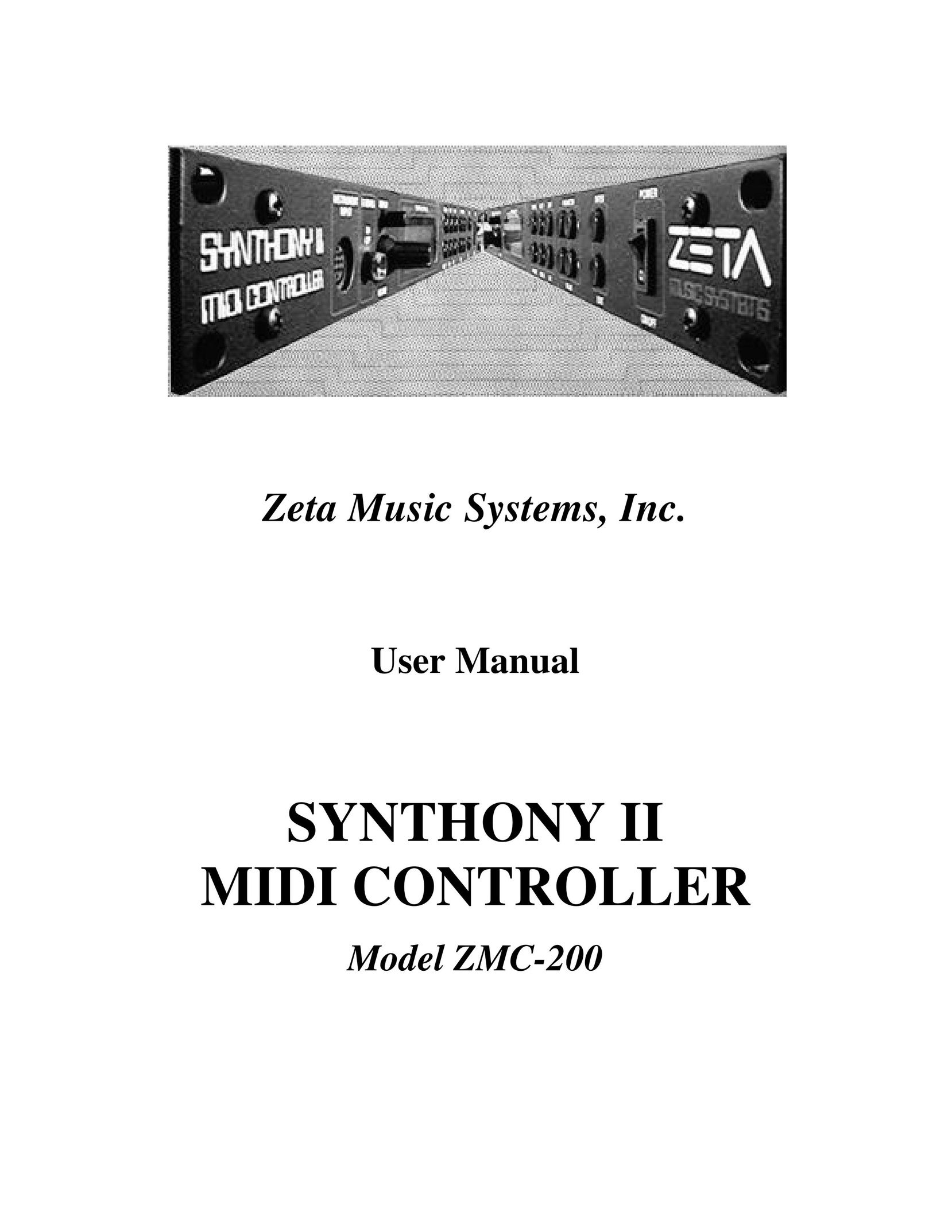 ZETA Music Systems ZMC-200 Speaker System User Manual