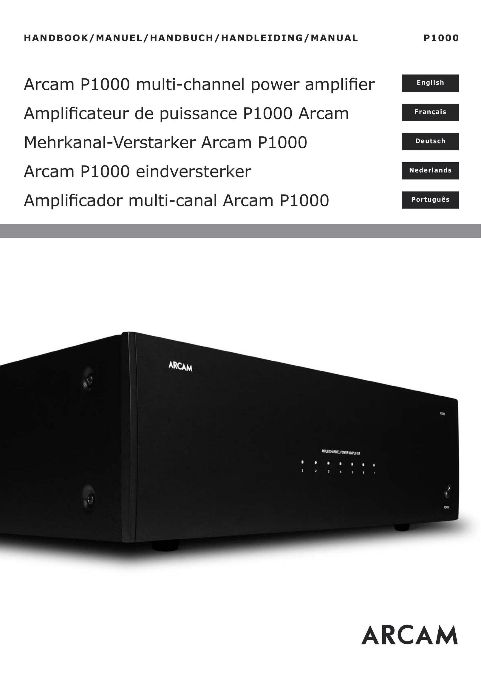 Arcam P1000 Stereo Amplifier User Manual