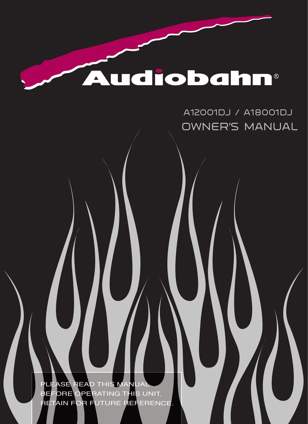 AudioBahn A12001DJ Stereo Amplifier User Manual
