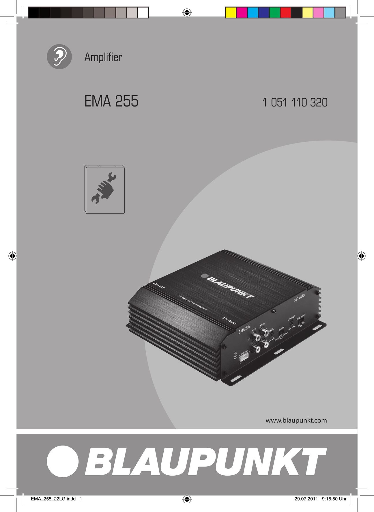 Blaupunkt EMA 255 Stereo Amplifier User Manual