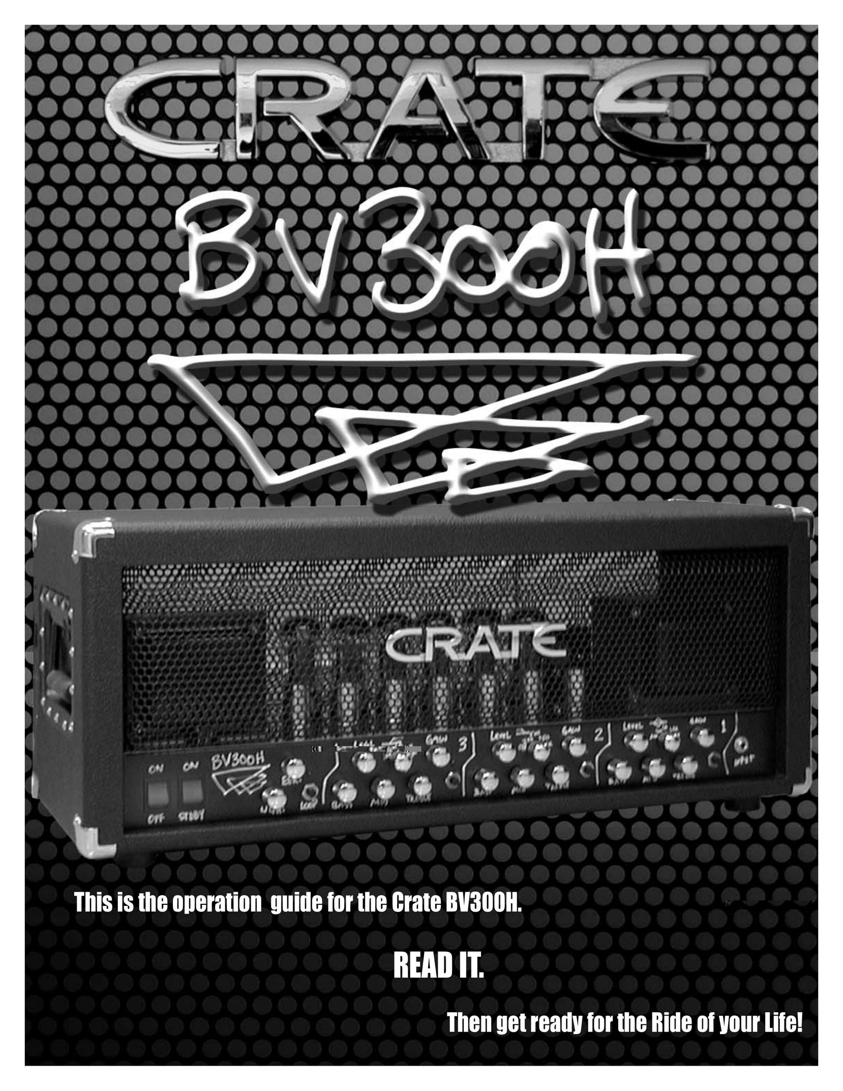 Crate Amplifiers BV300H Stereo Amplifier User Manual
