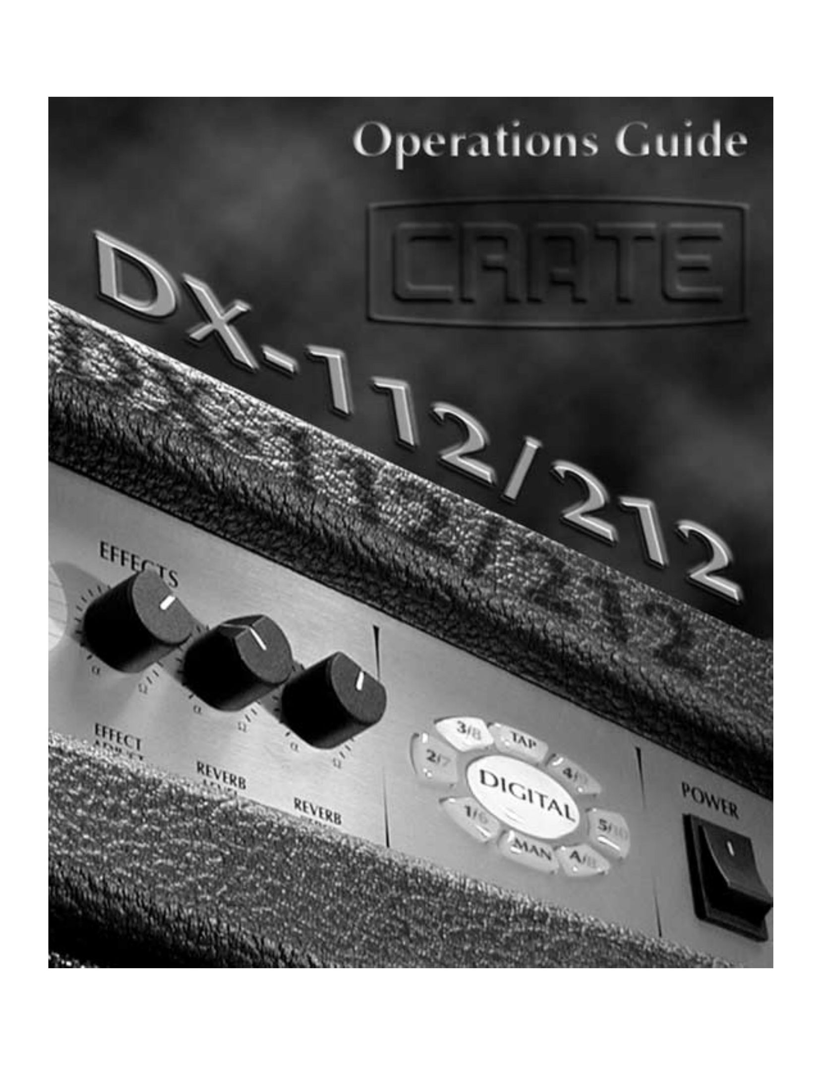 Crate Amplifiers DX-112 Stereo Amplifier User Manual