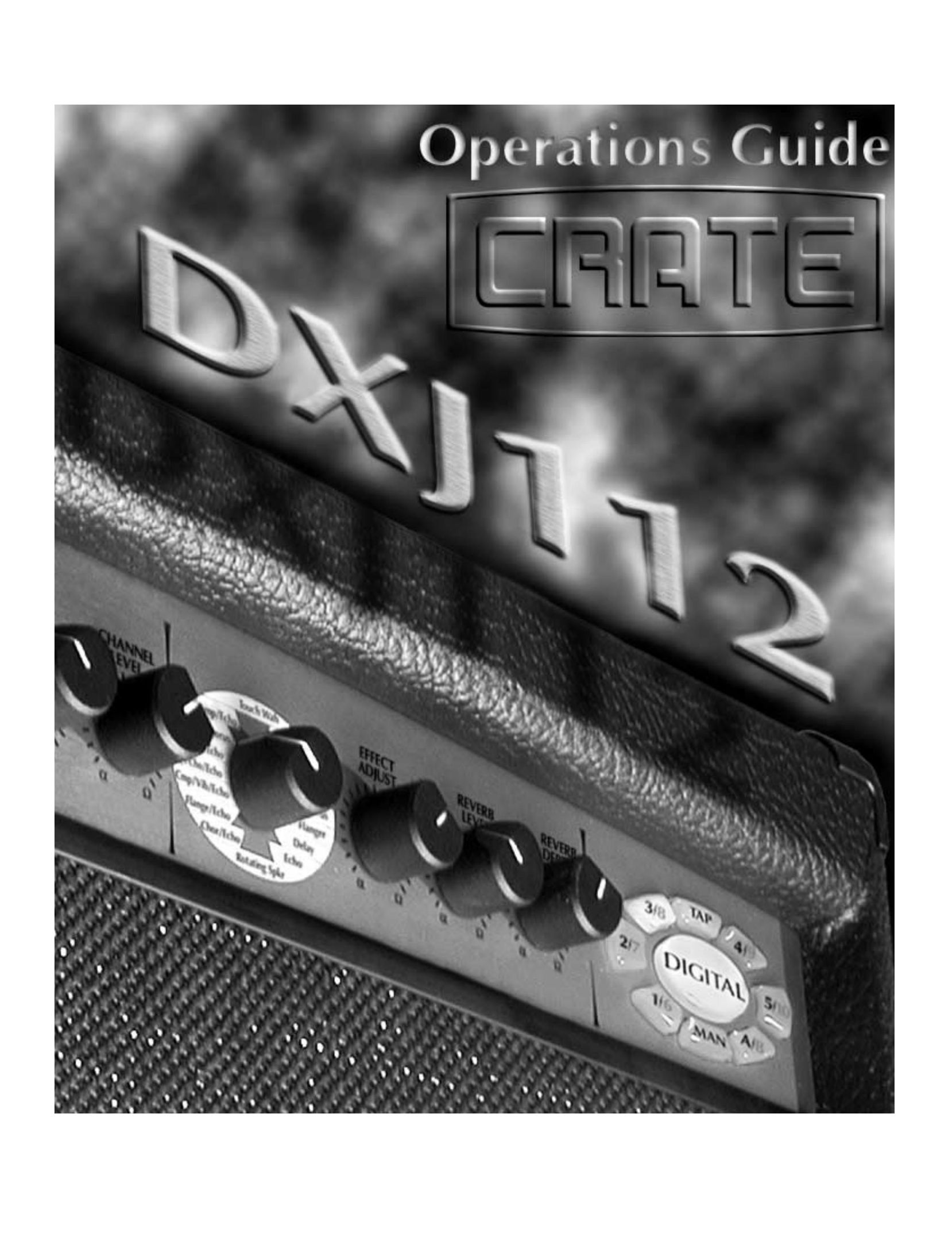 Crate Amplifiers DXJ112 Stereo Amplifier User Manual