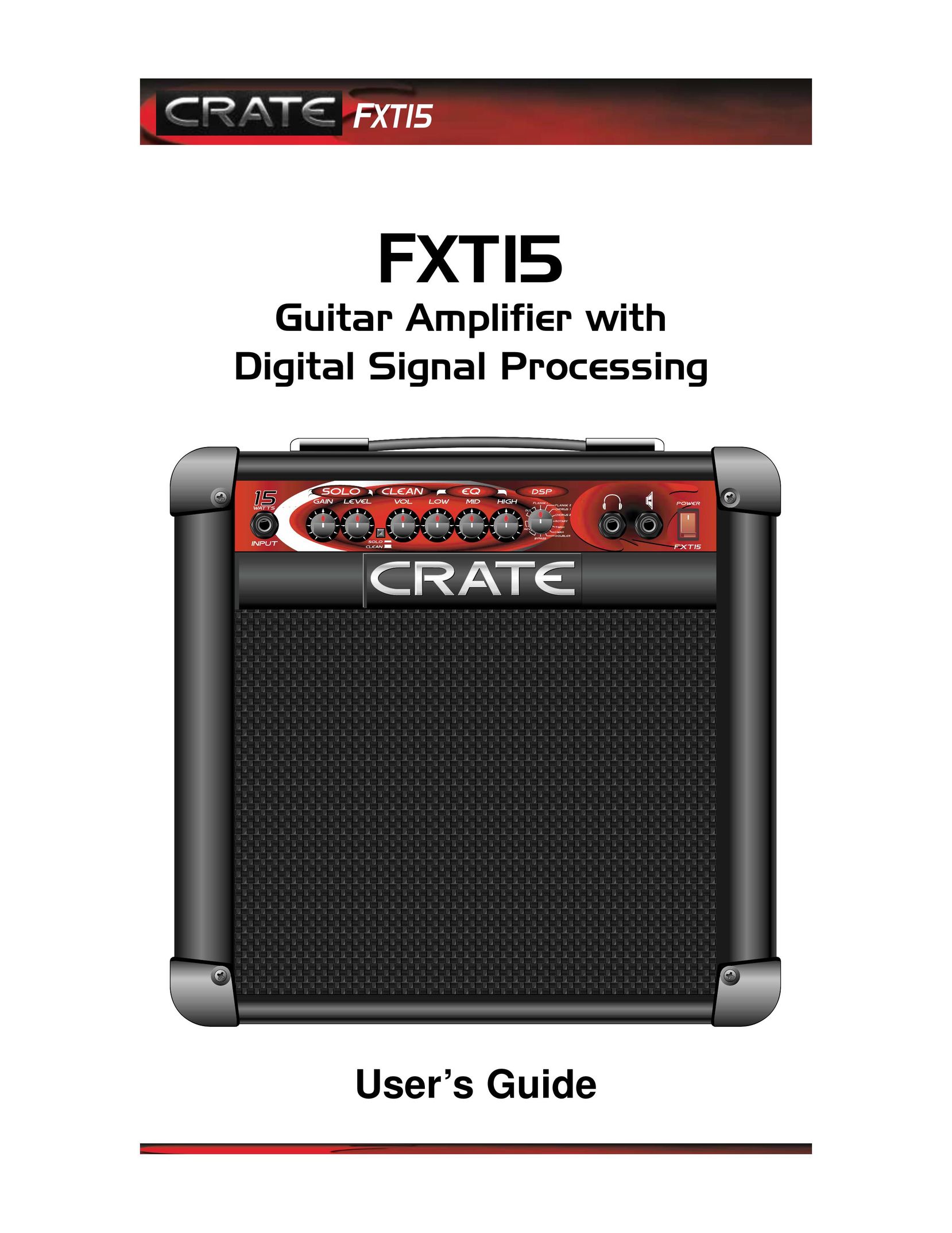 Crate Amplifiers FXT15 Stereo Amplifier User Manual