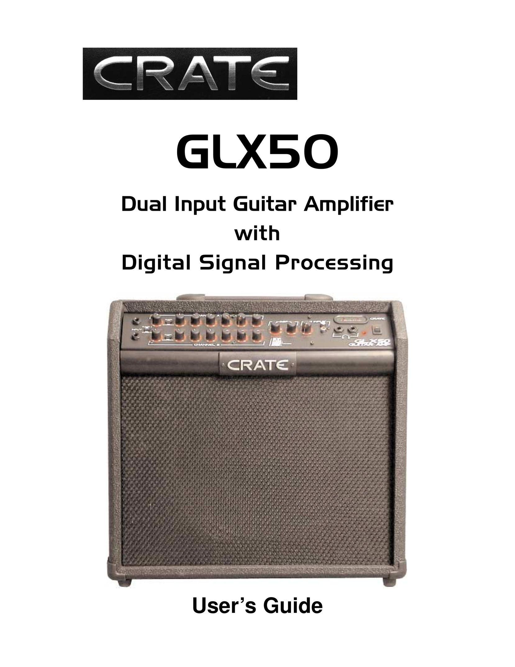 Crate Amplifiers GLX50 Stereo Amplifier User Manual