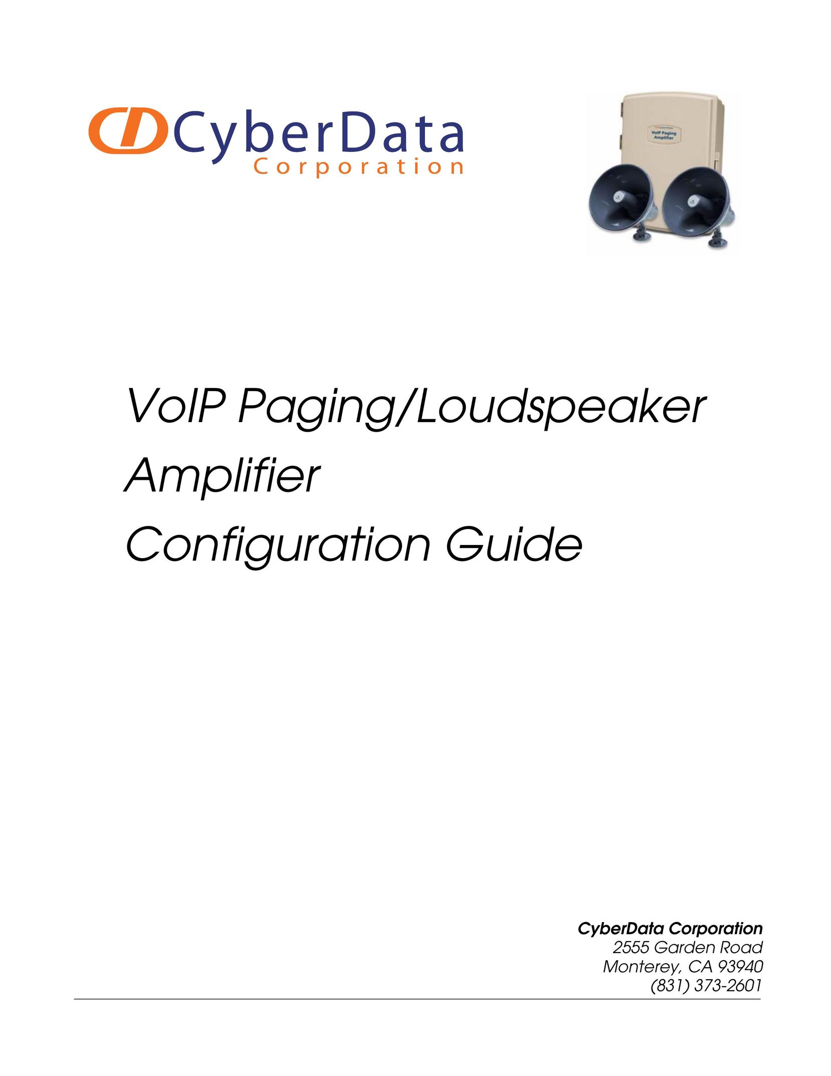 CyberData VoIP Paging/Loudspeaker Amplifier Stereo Amplifier User Manual
